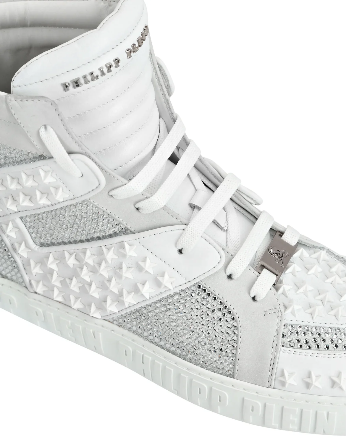 Hi-Top Sneakers Crystal, цвет: Белый