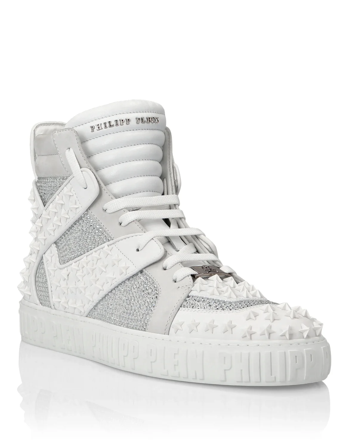 Hi-Top Sneakers Crystal, цвет: Белый