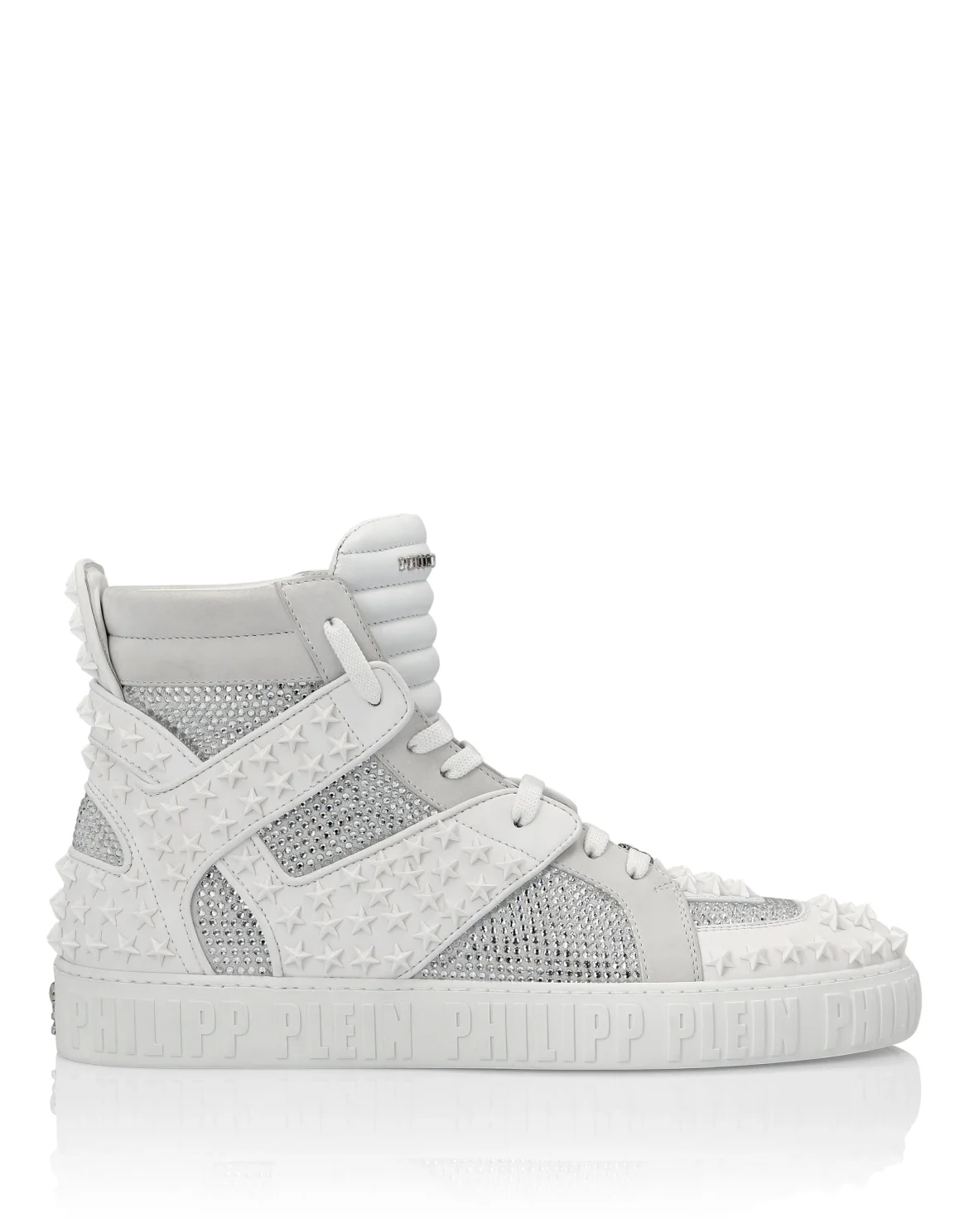 Hi-Top Sneakers Crystal, цвет: Белый