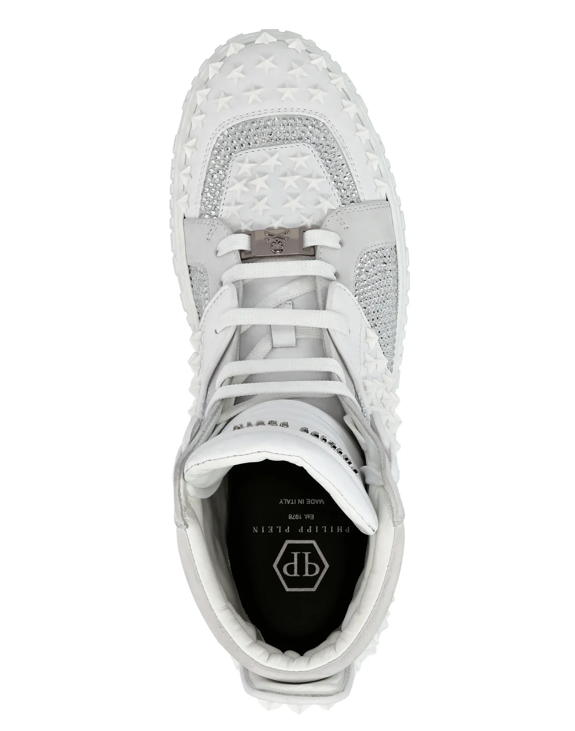 Hi-Top Sneakers Crystal, цвет: Белый