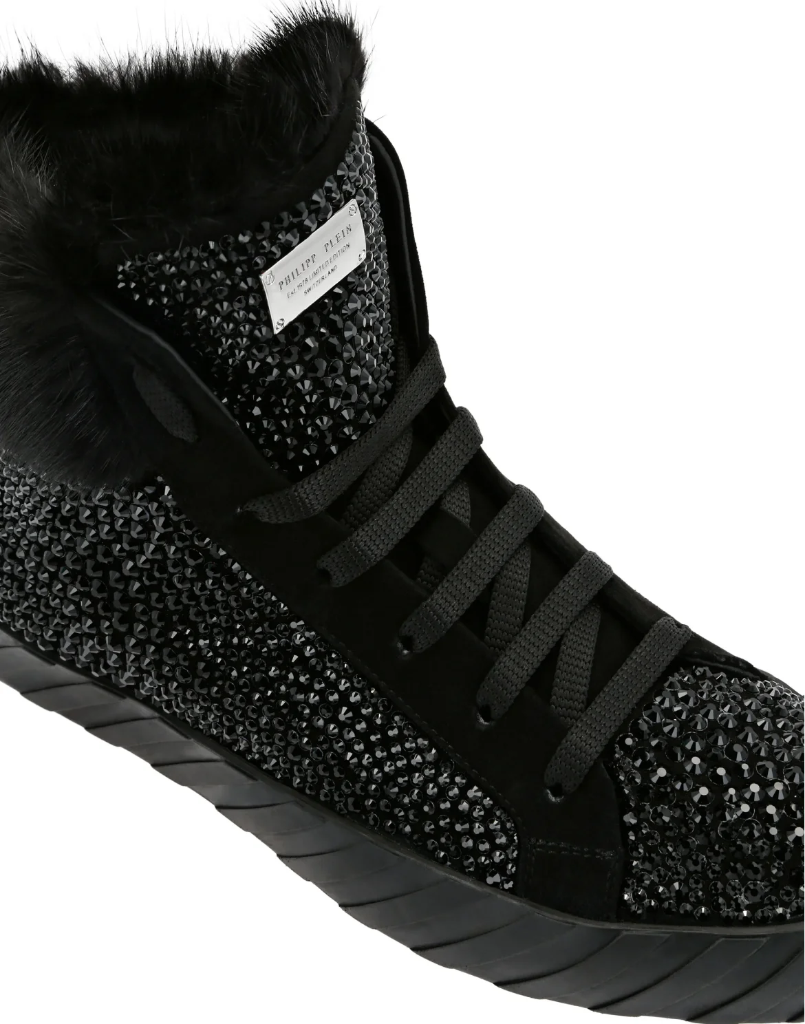 Hi-Top Sneakers, цвет: Черный