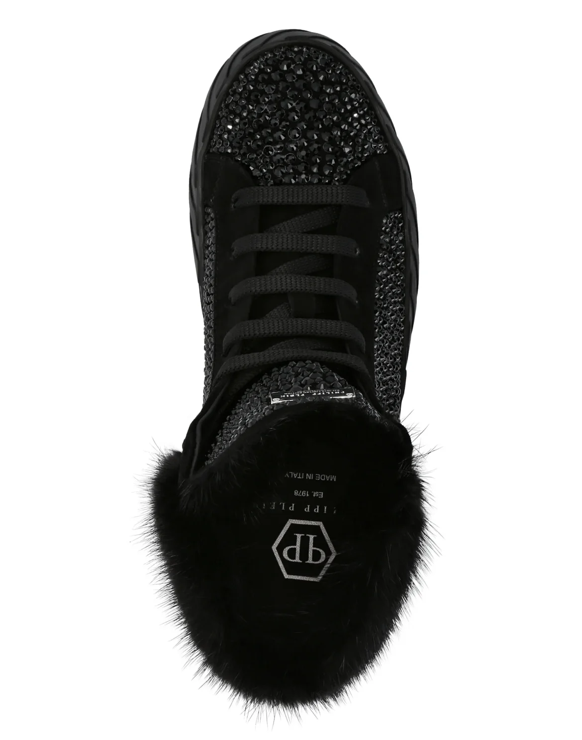 Hi-Top Sneakers, цвет: Черный
