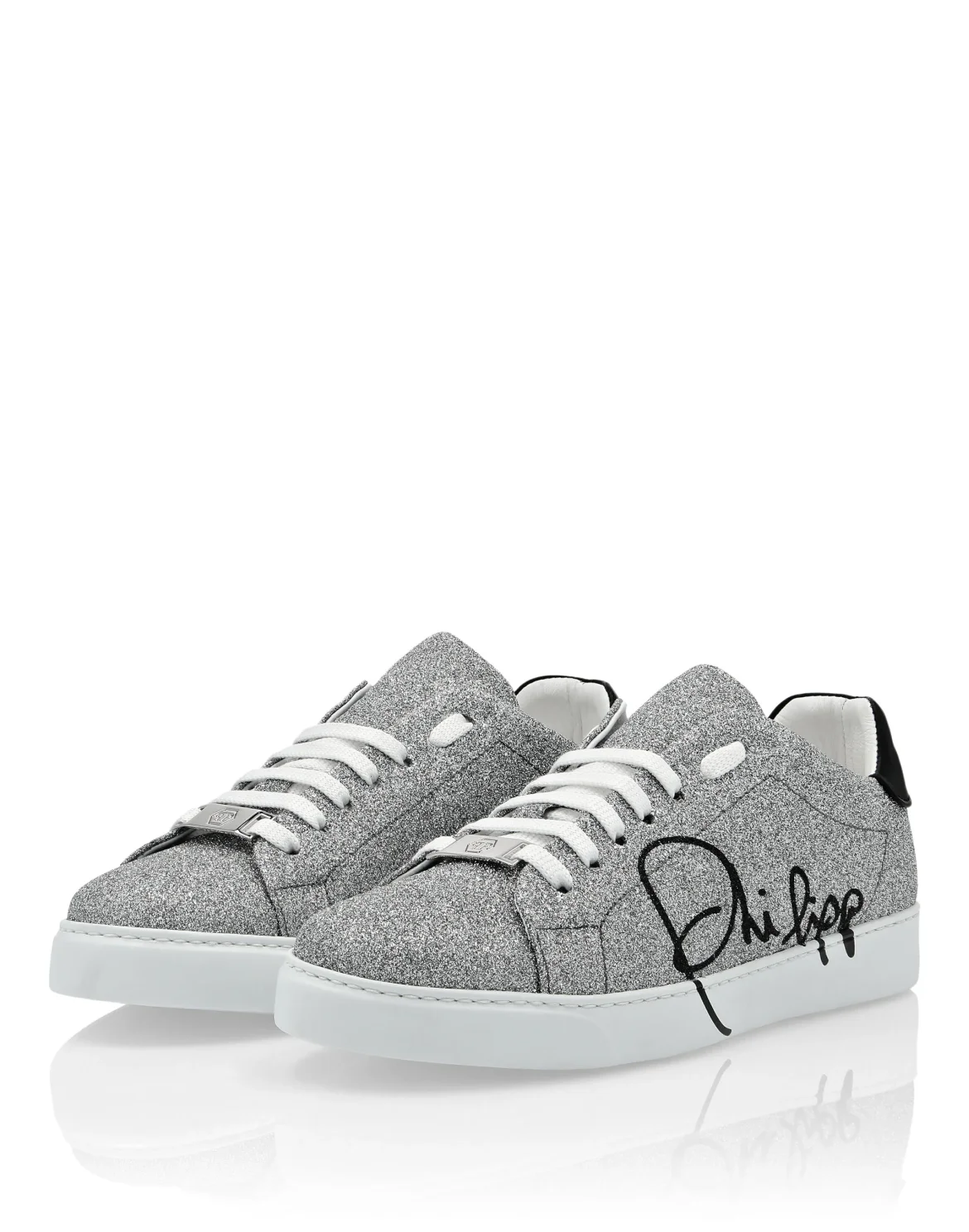 Lo-Top Sneakers Signature, цвет: Серебристый