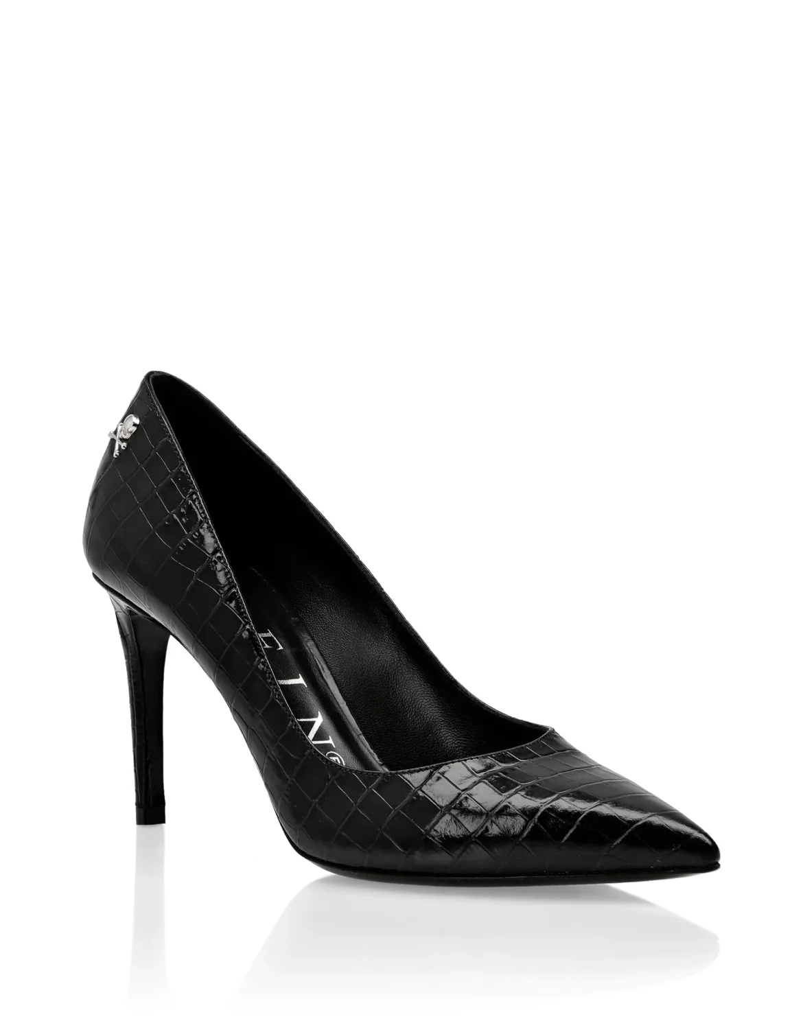 Decollete Mid Heels Skull, цвет: Черный