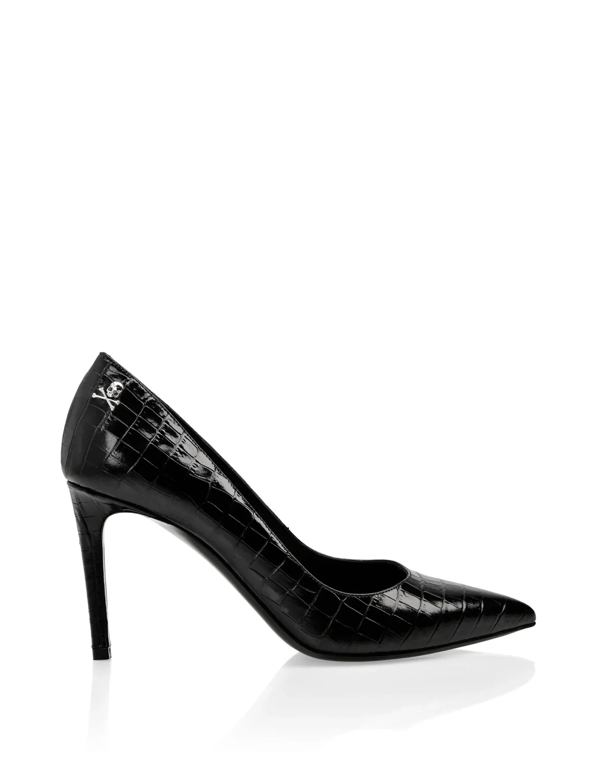 Decollete Mid Heels Skull, цвет: Черный