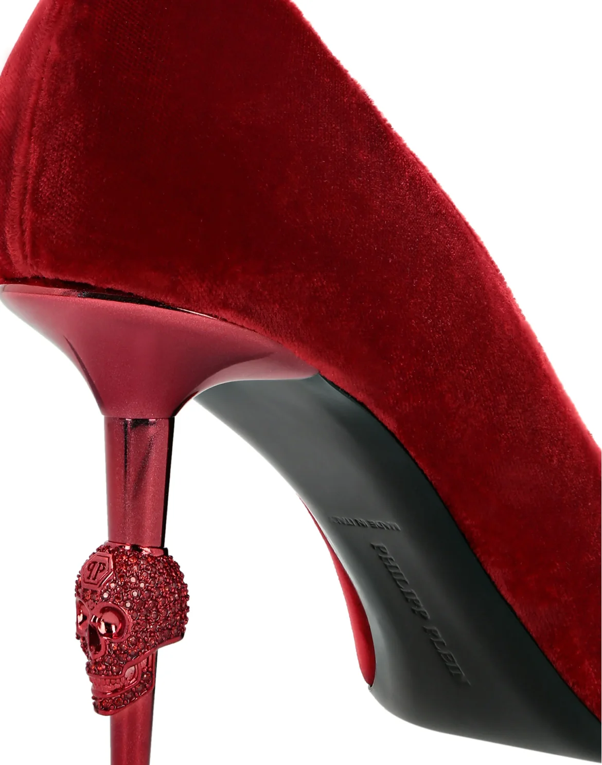 Decollete Mid Heels Crystal, цвет: Красный
