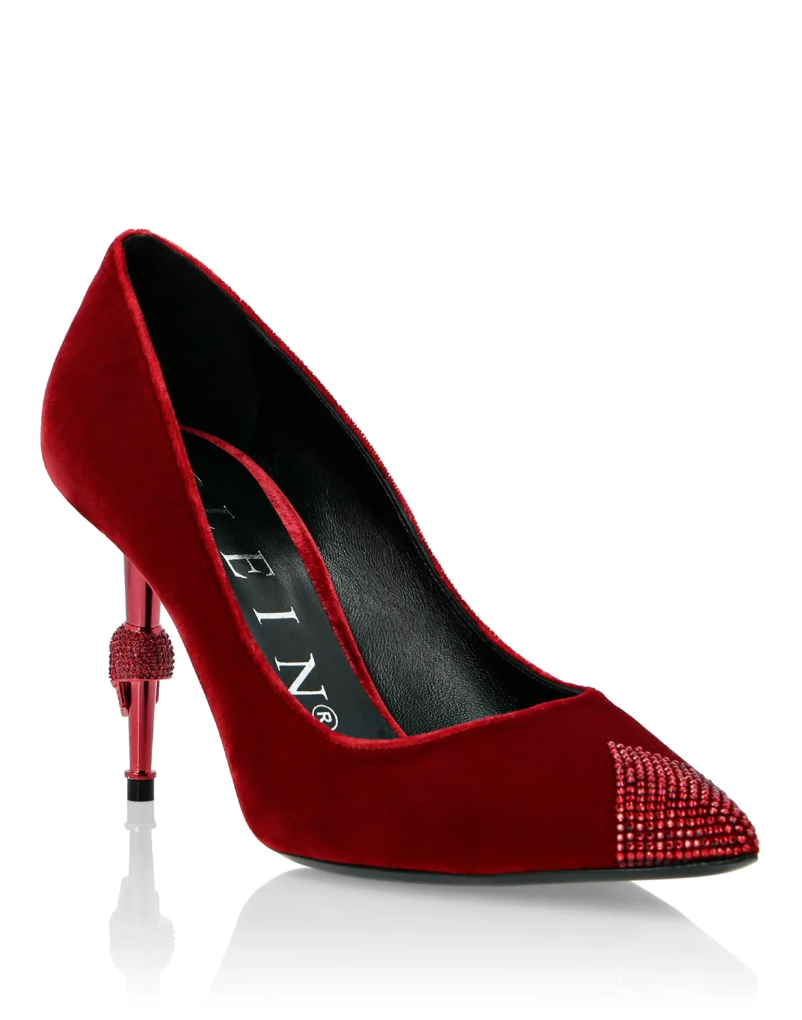 Decollete Mid Heels Crystal, цвет: Красный