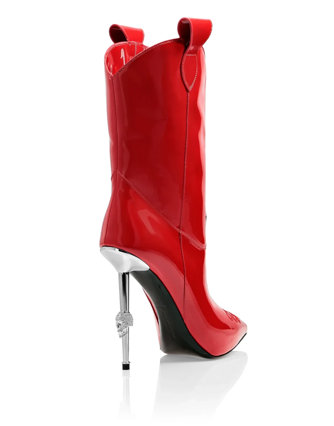 bootie high heels Cowboy, цвет: Красный