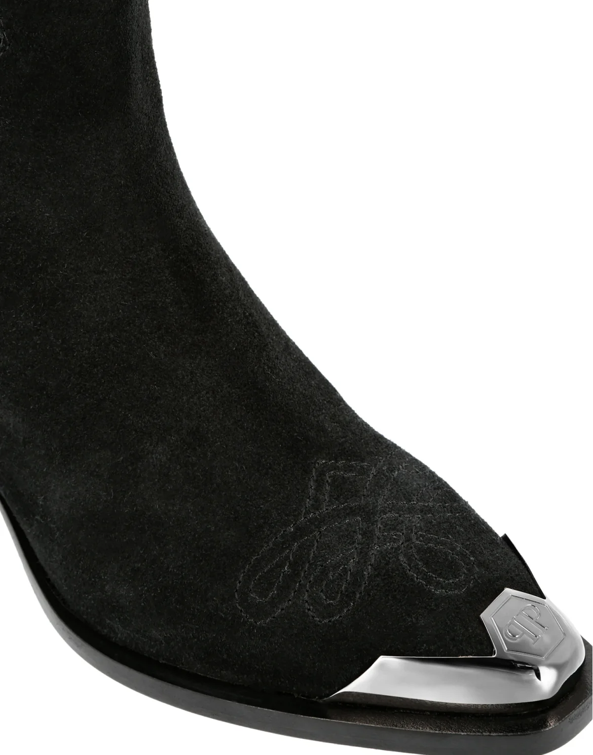 Boots Low Flat Cowboy, цвет: Черный
