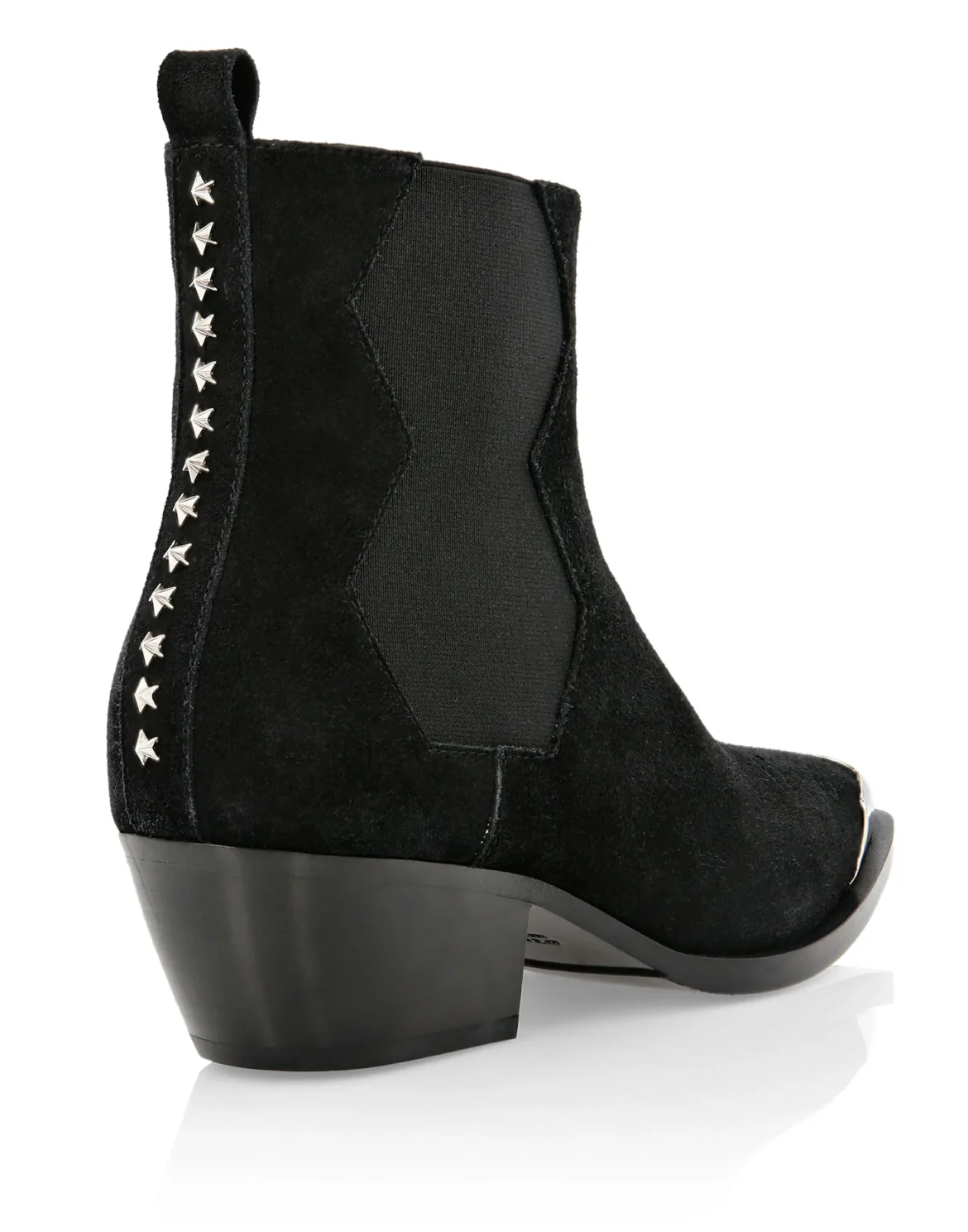 Boots Low Flat Cowboy, цвет: Черный