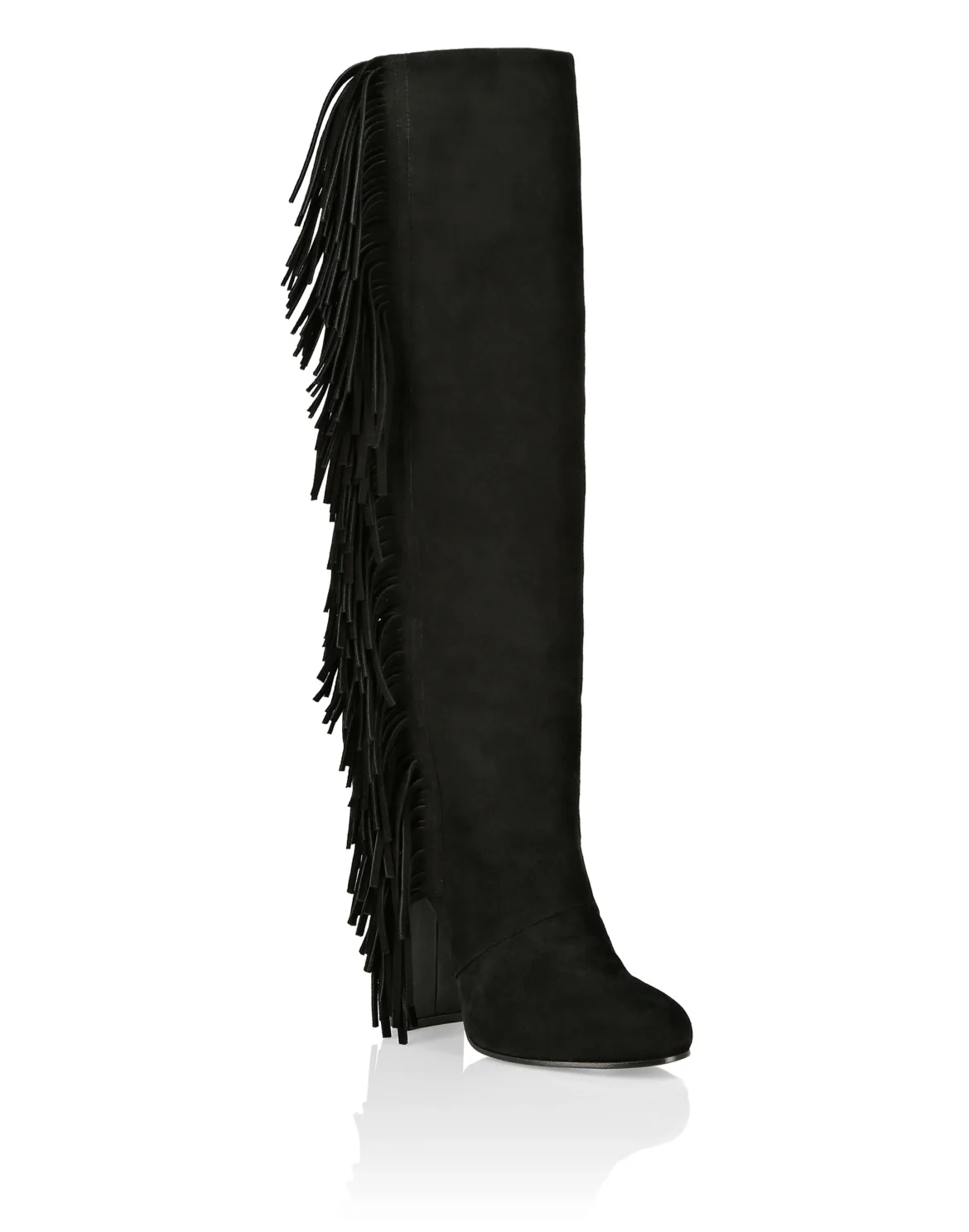 Boots High Heels High Signature, цвет: Черный