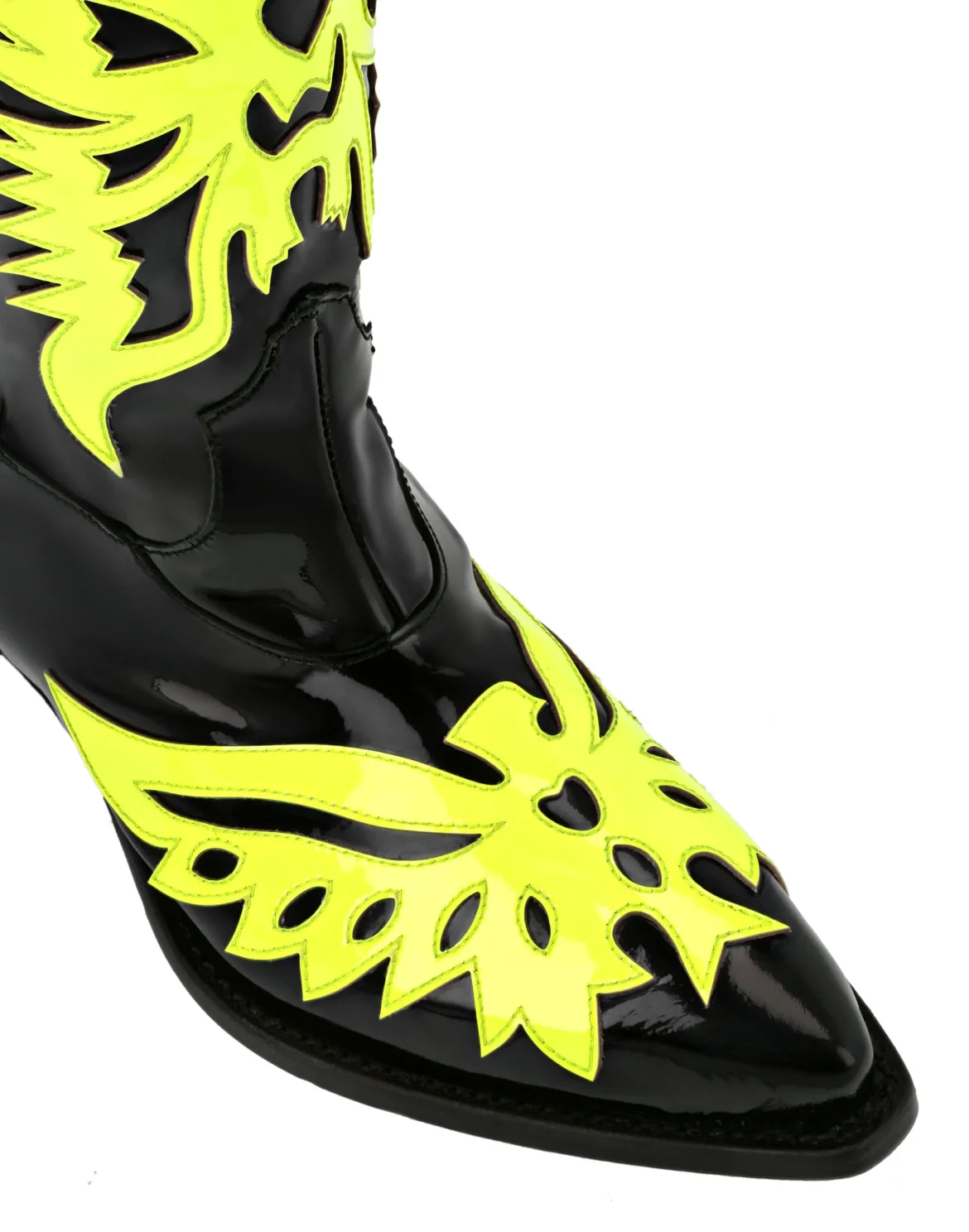 Boots Mid Flat Cowboy, цвет: Желтый
