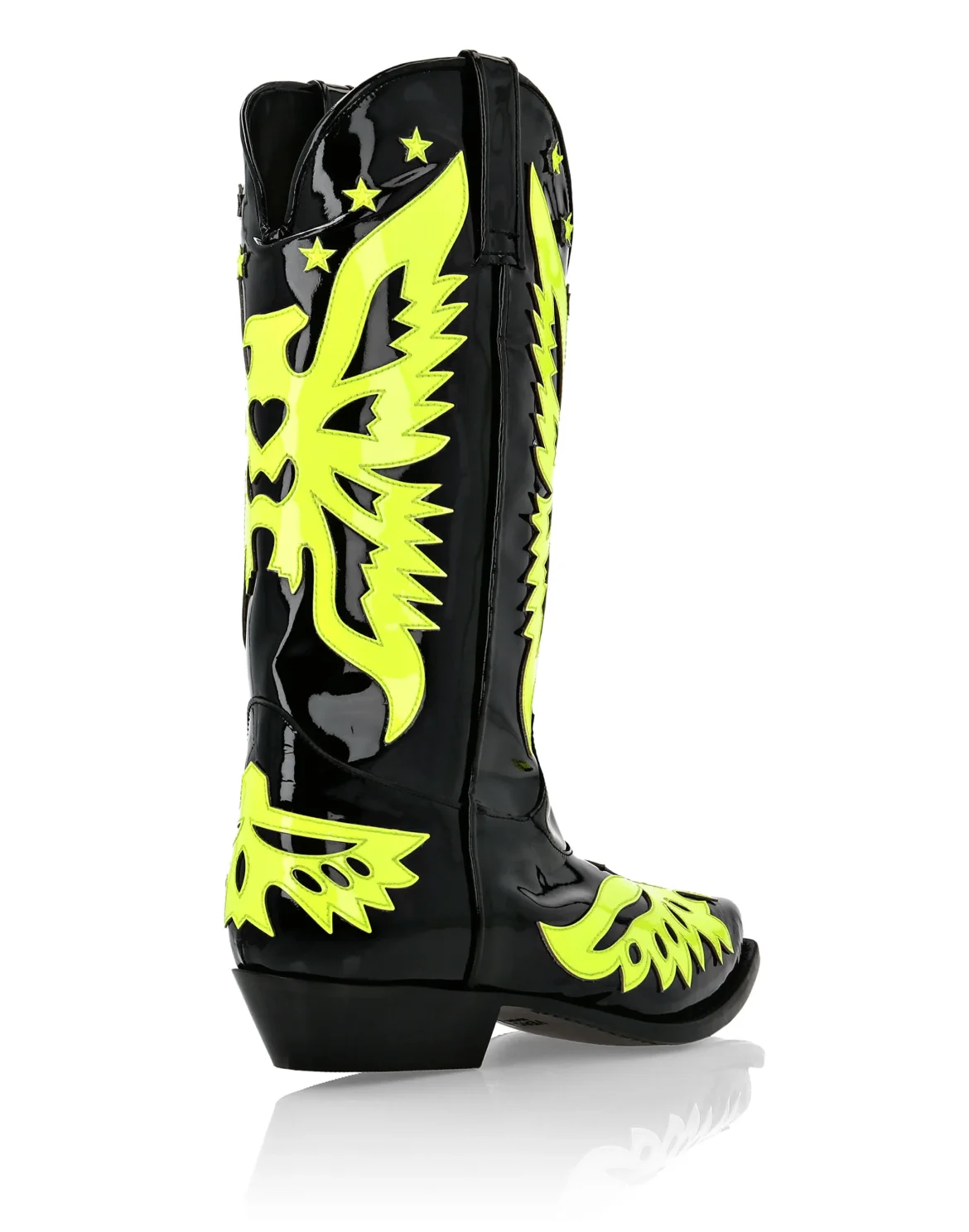 Boots Mid Flat Cowboy, цвет: Желтый