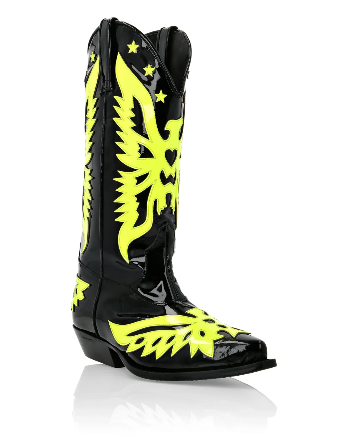 Boots Mid Flat Cowboy, цвет: Желтый