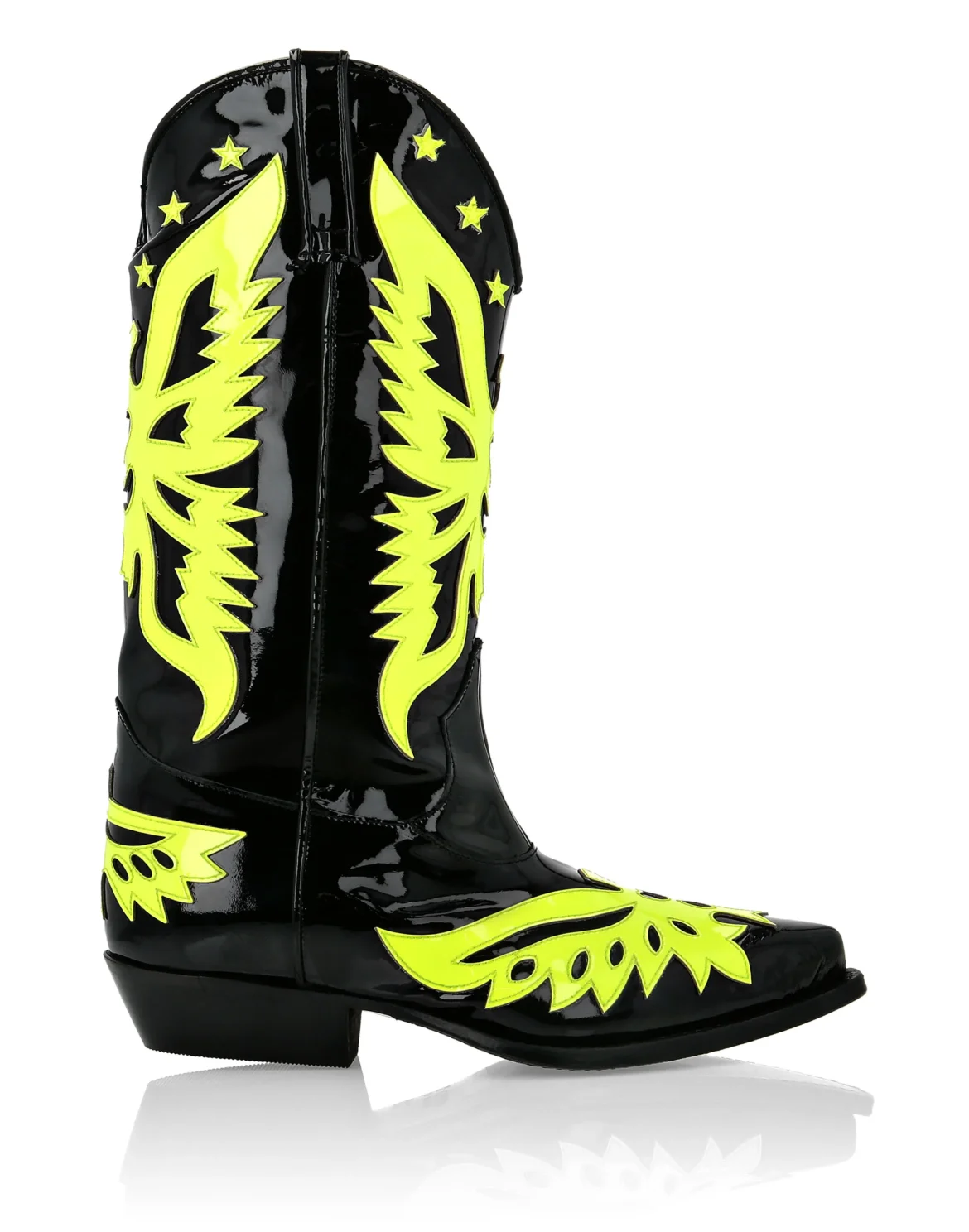 Boots Mid Flat Cowboy, цвет: Желтый