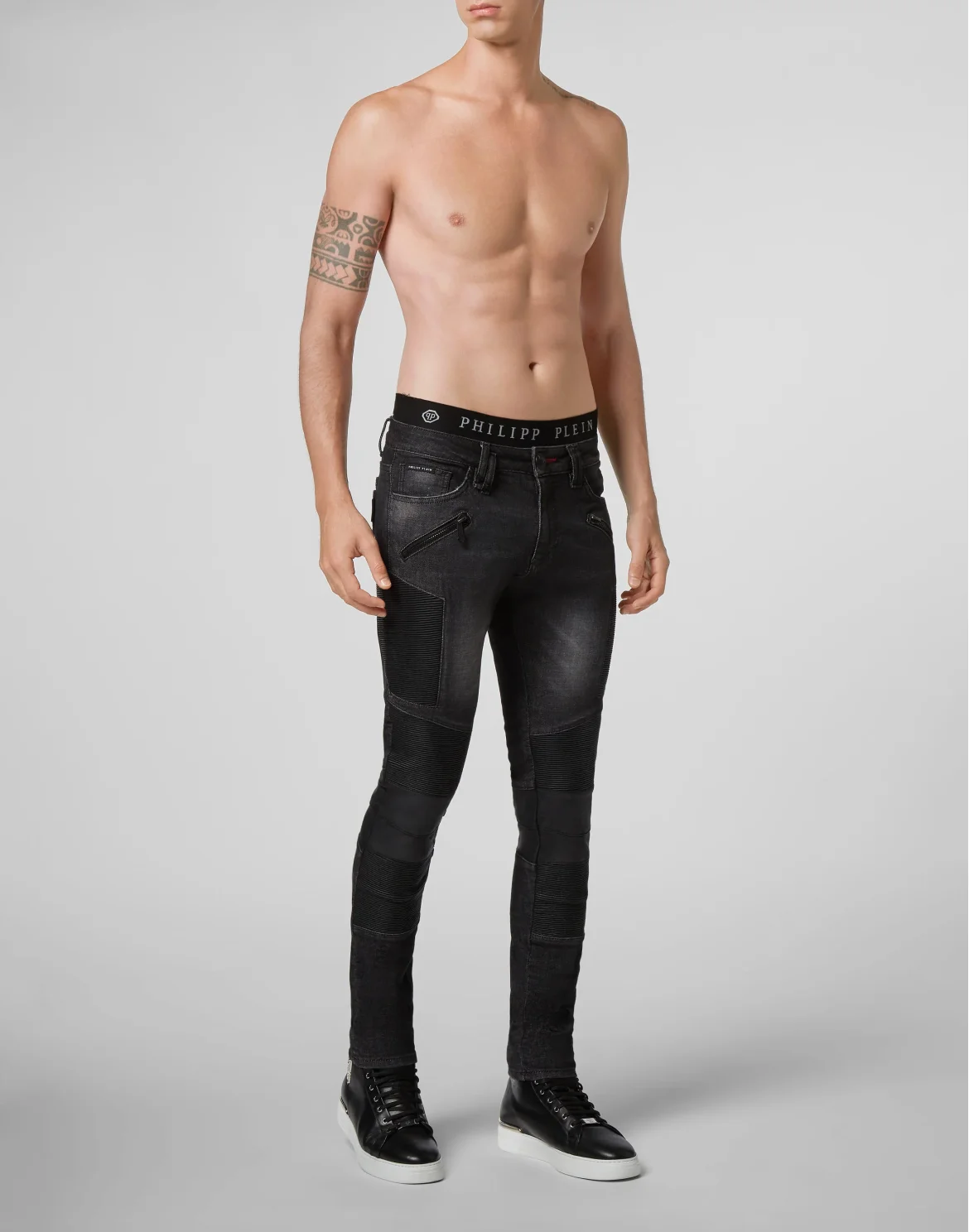 Slim Fit Destroyed, цвет: Синий
