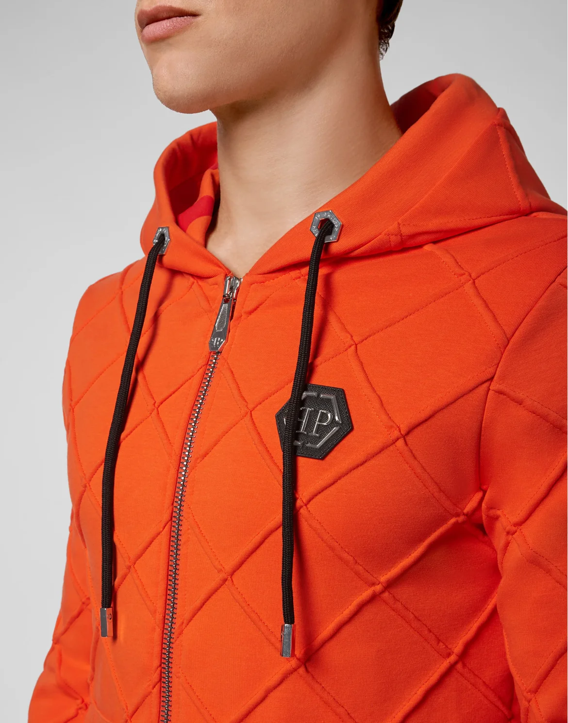 Hoodie Sweatjacket Camouflage, цвет: Оранжевый