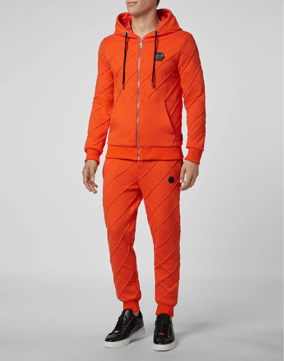Hoodie Sweatjacket Camouflage, цвет: Оранжевый