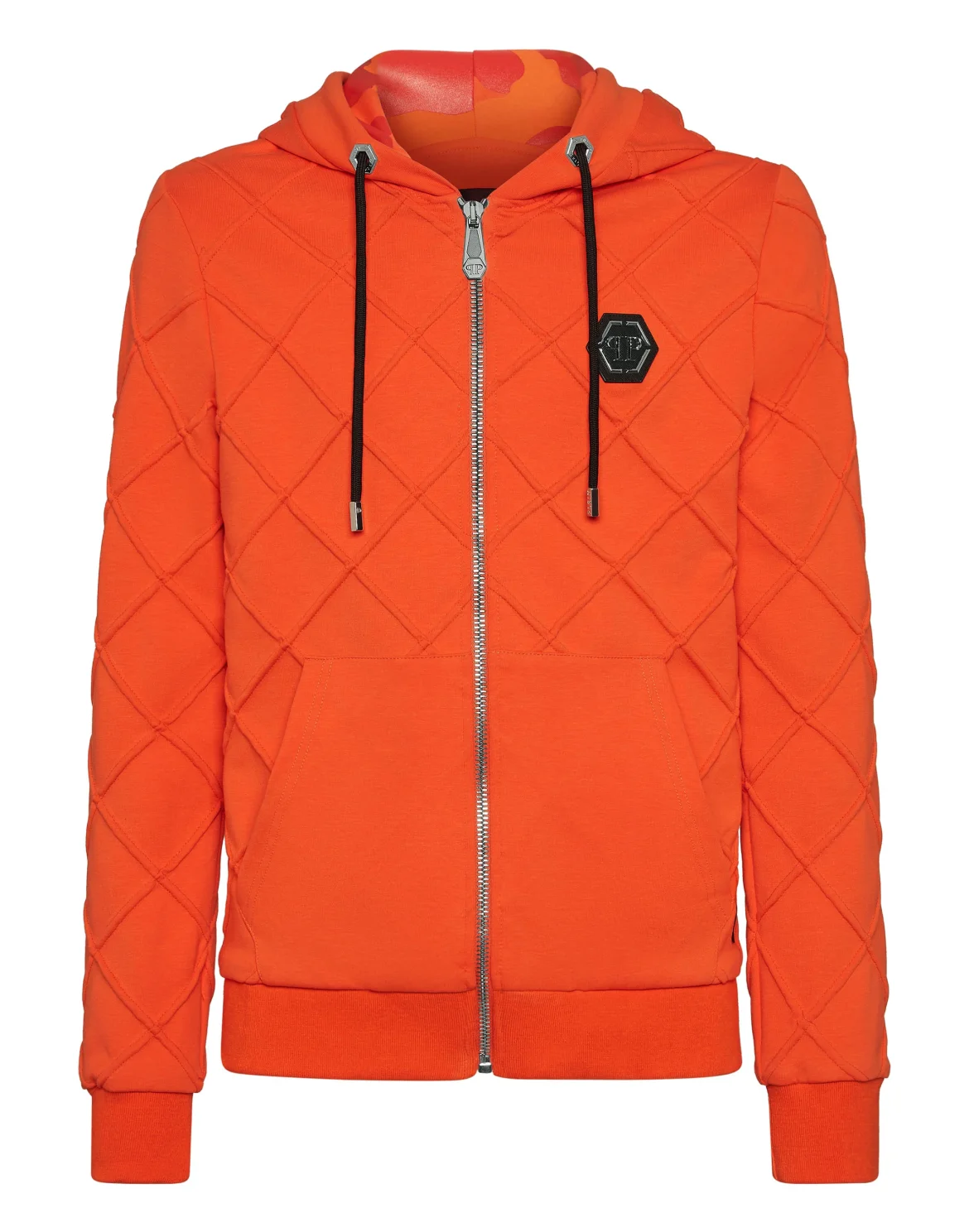 Hoodie Sweatjacket Camouflage, цвет: Оранжевый
