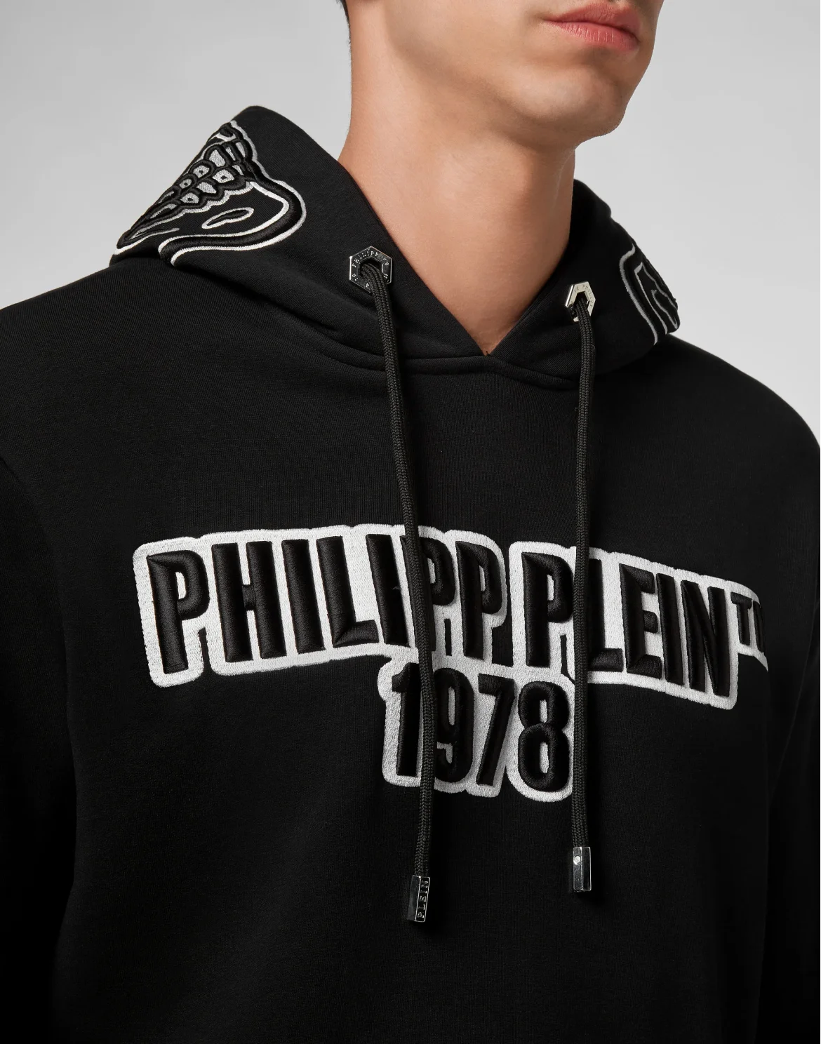 Hoodie sweatshirt PP1978, цвет: Черный