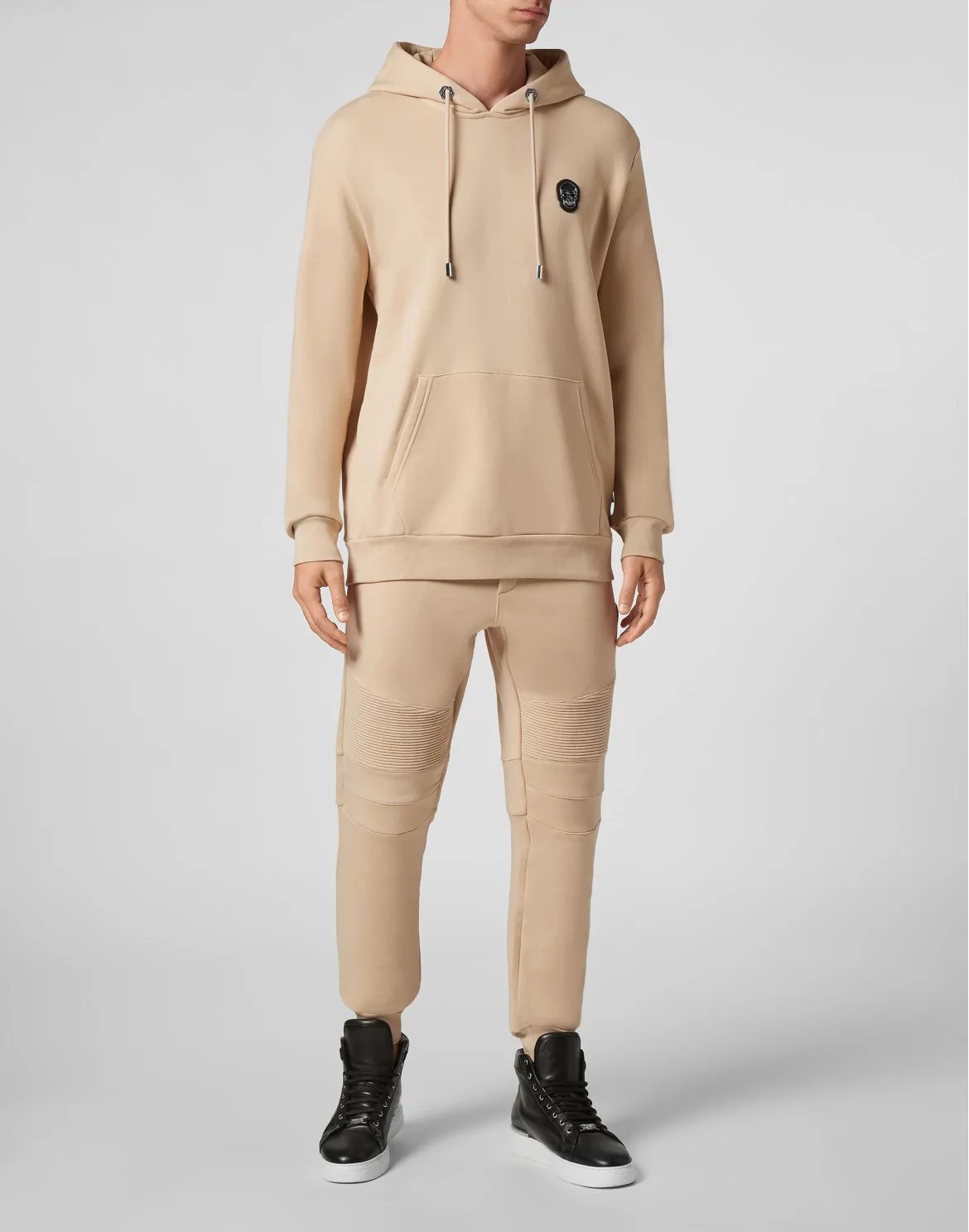 Hoodie sweatshirt Skull, цвет: Бежевый