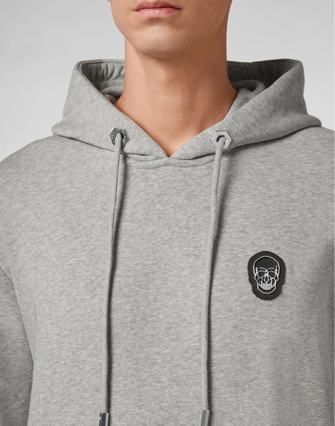 Hoodie sweatshirt Skull, цвет: Серый