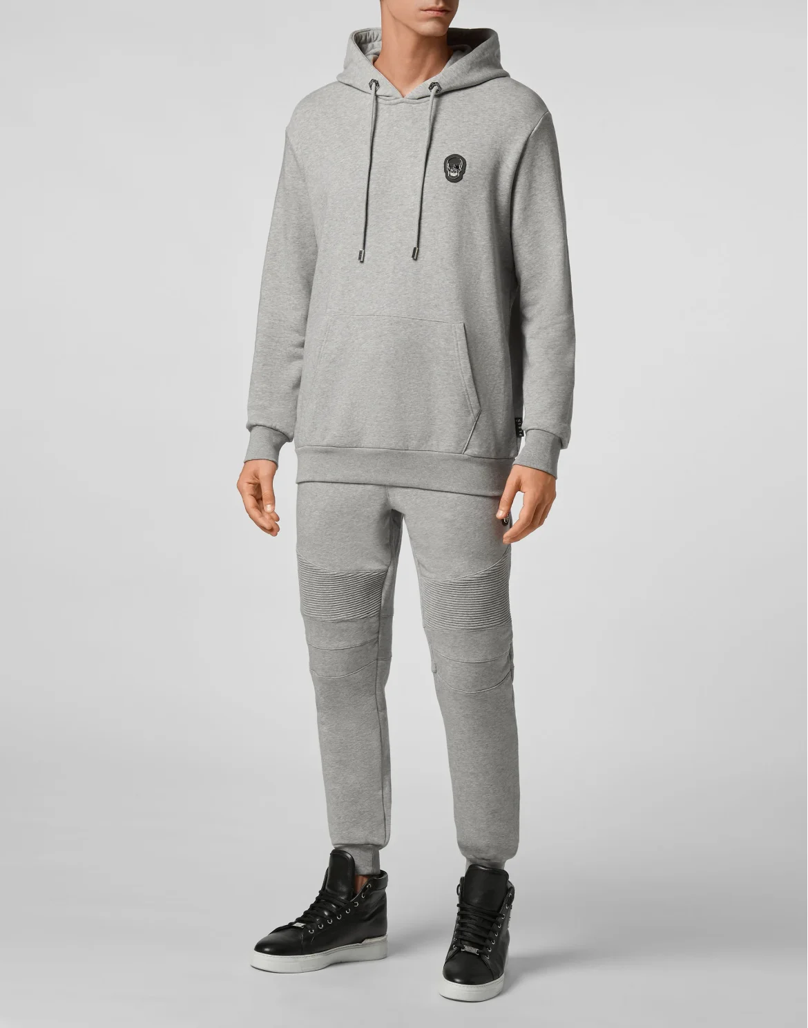 Hoodie sweatshirt Skull, цвет: Серый