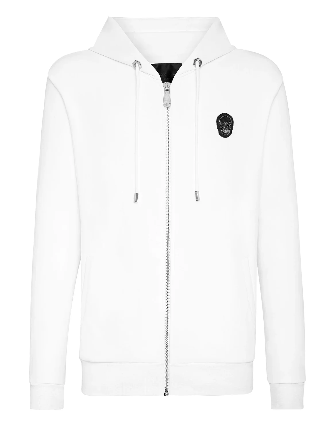 Hoodie Sweatjacket Skull, цвет: Белый