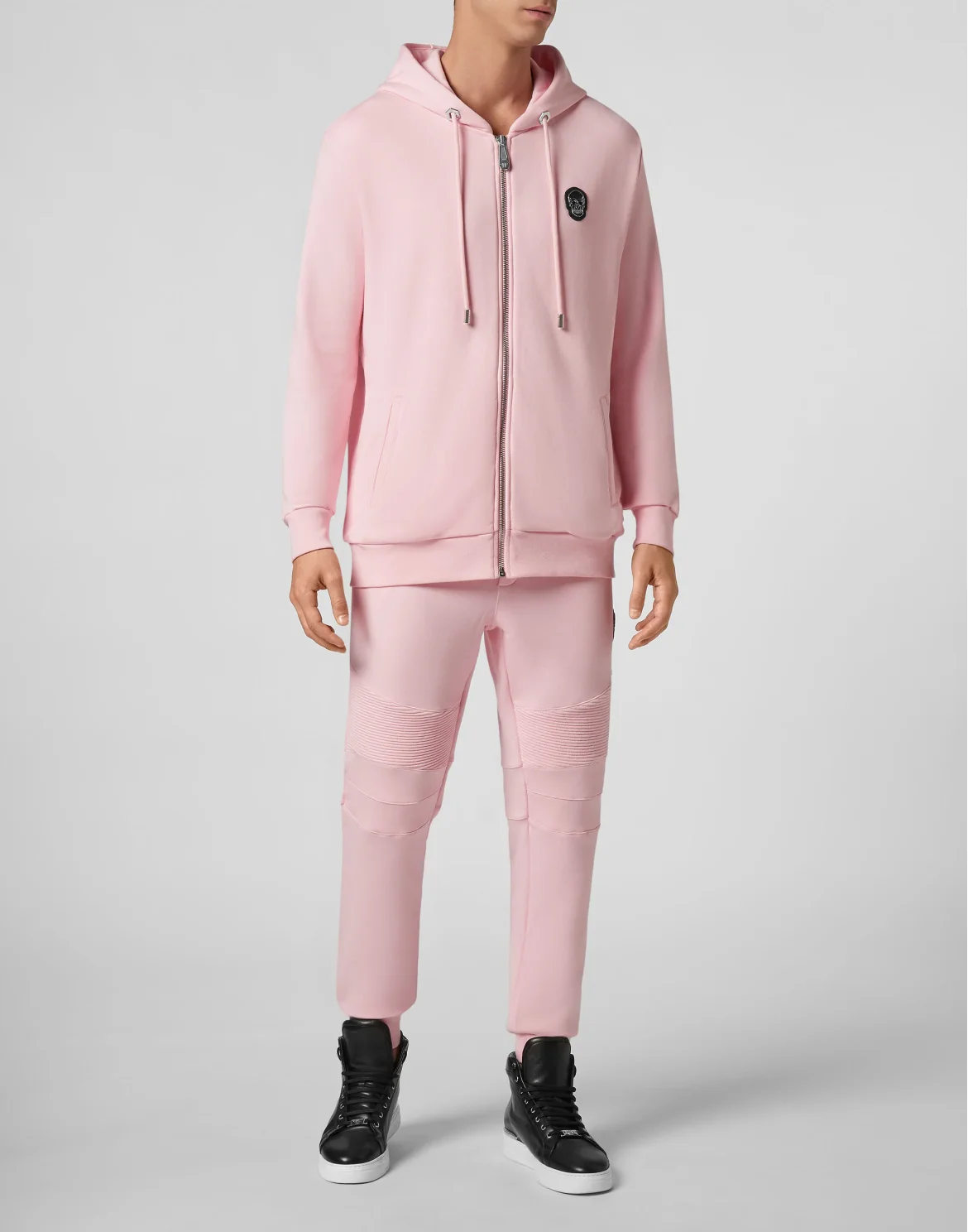 Hoodie Sweatjacket Skull, цвет: Розовый