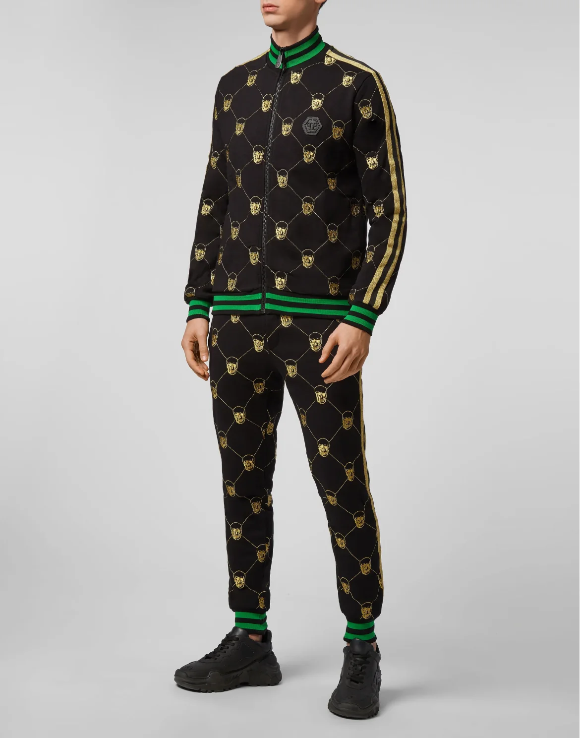 Top/Trousers Skull, цвет: Черный