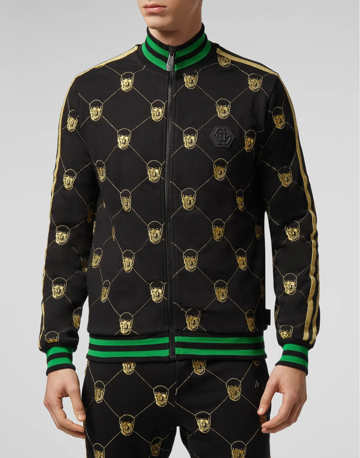 Top/Trousers Skull, цвет: Черный