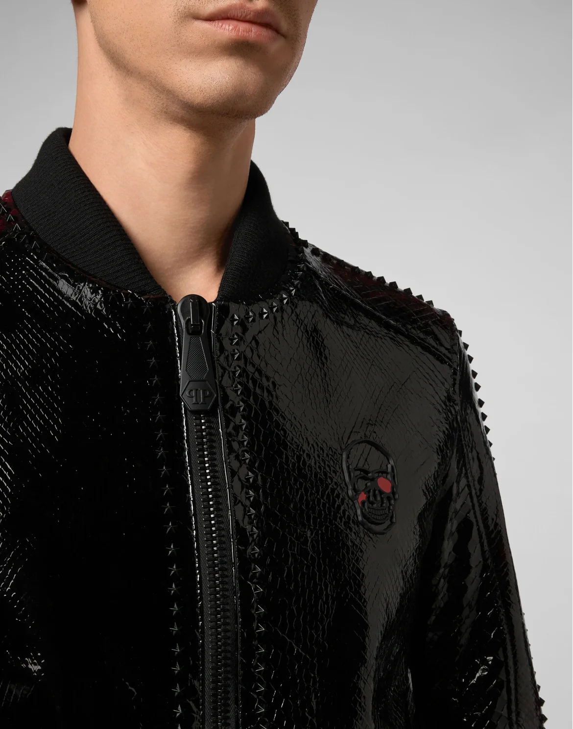 Leather Bomber Luxury, цвет: Черный