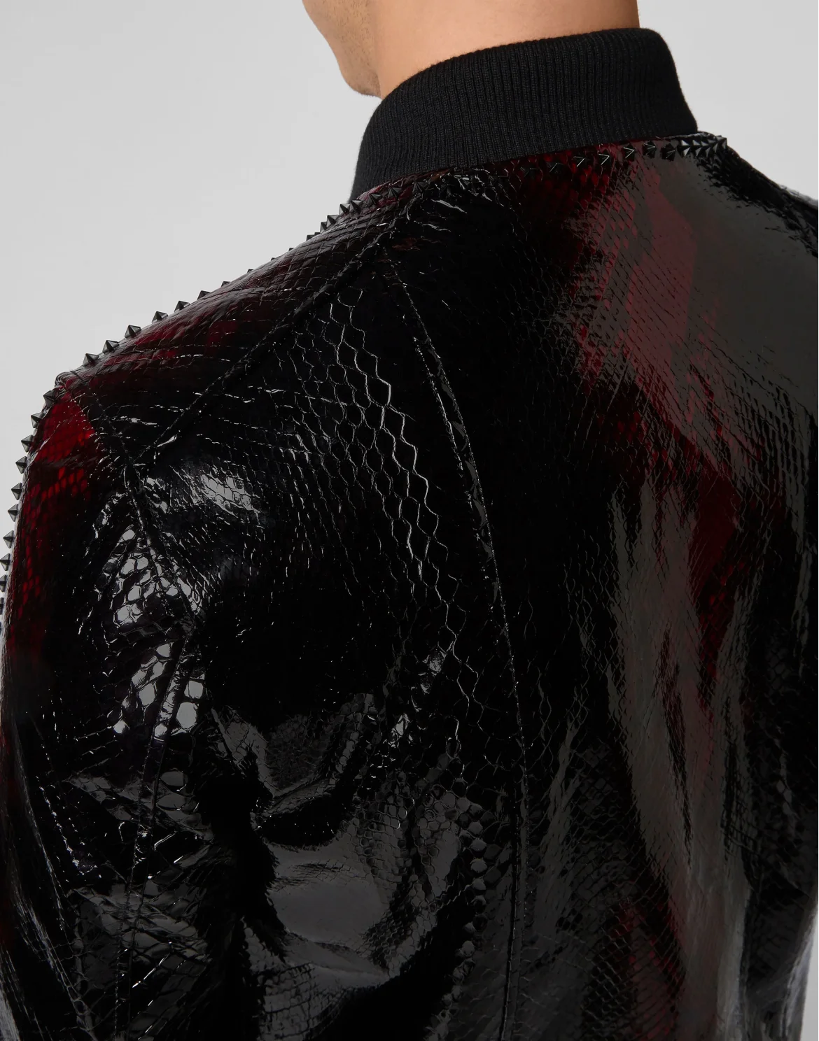 Leather Bomber Luxury, цвет: Черный
