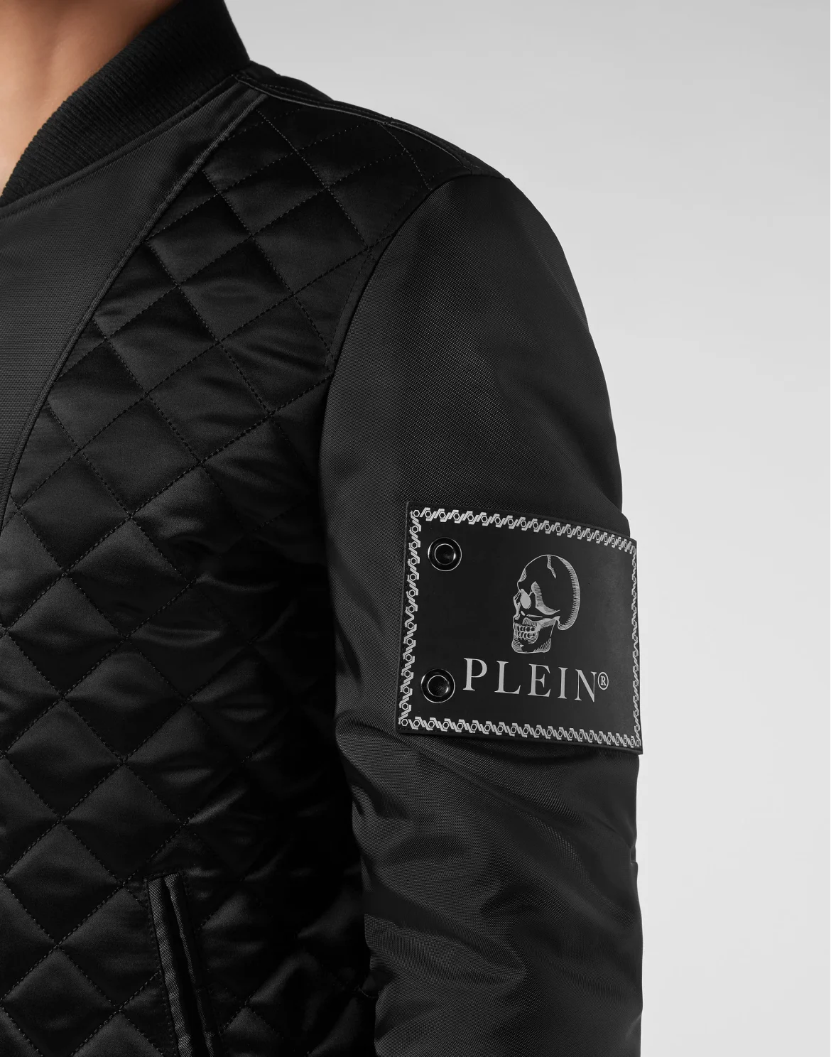 Bomber Nylon Iconic Plein, цвет: Черный