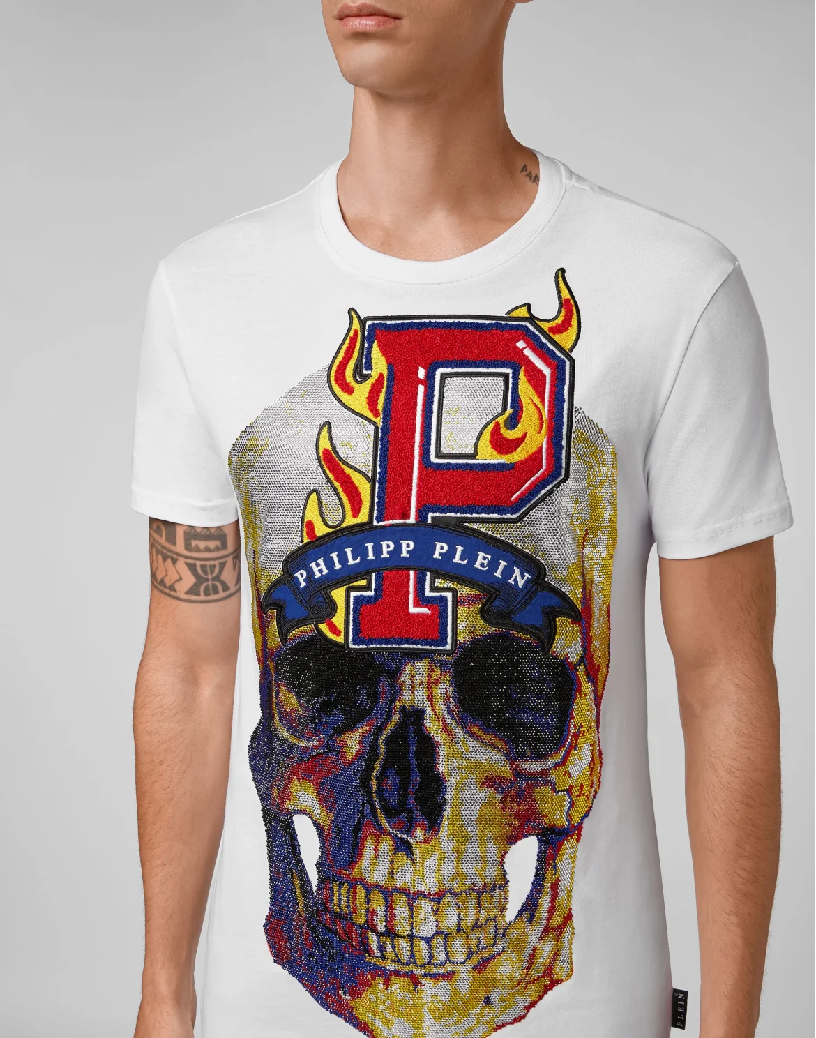 T-shirt Round Neck SS Flame, цвет: Белый