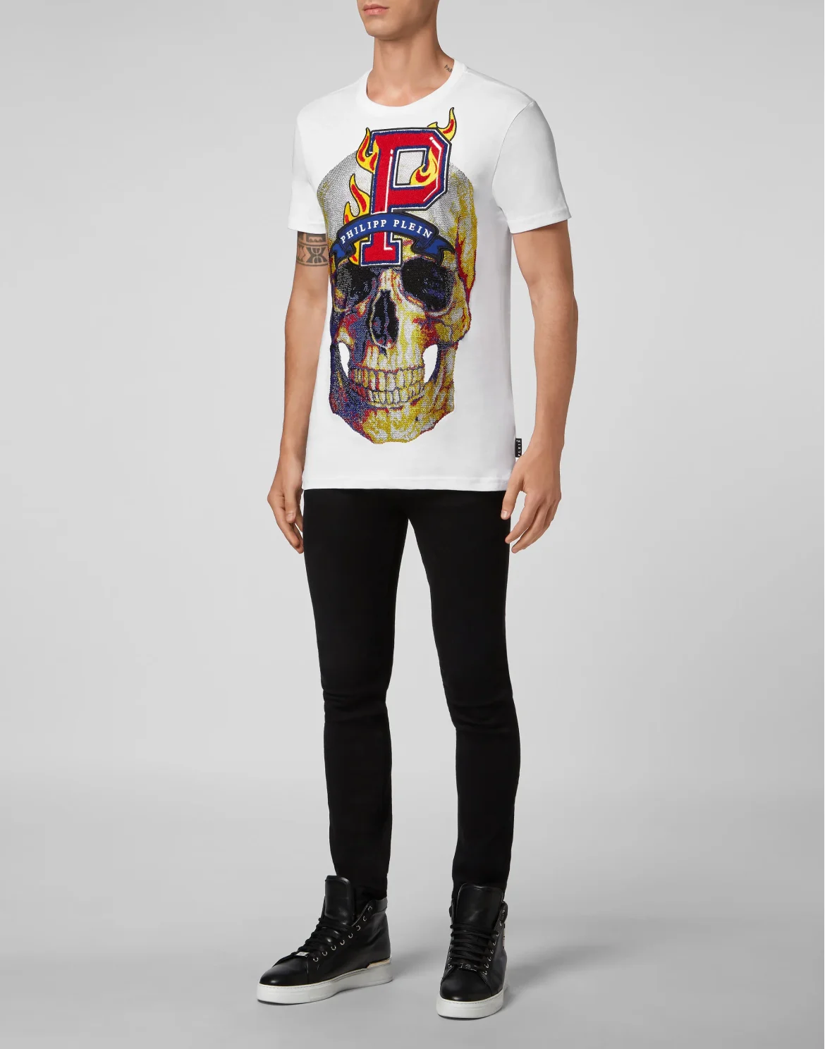 T-shirt Round Neck SS Flame, цвет: Белый
