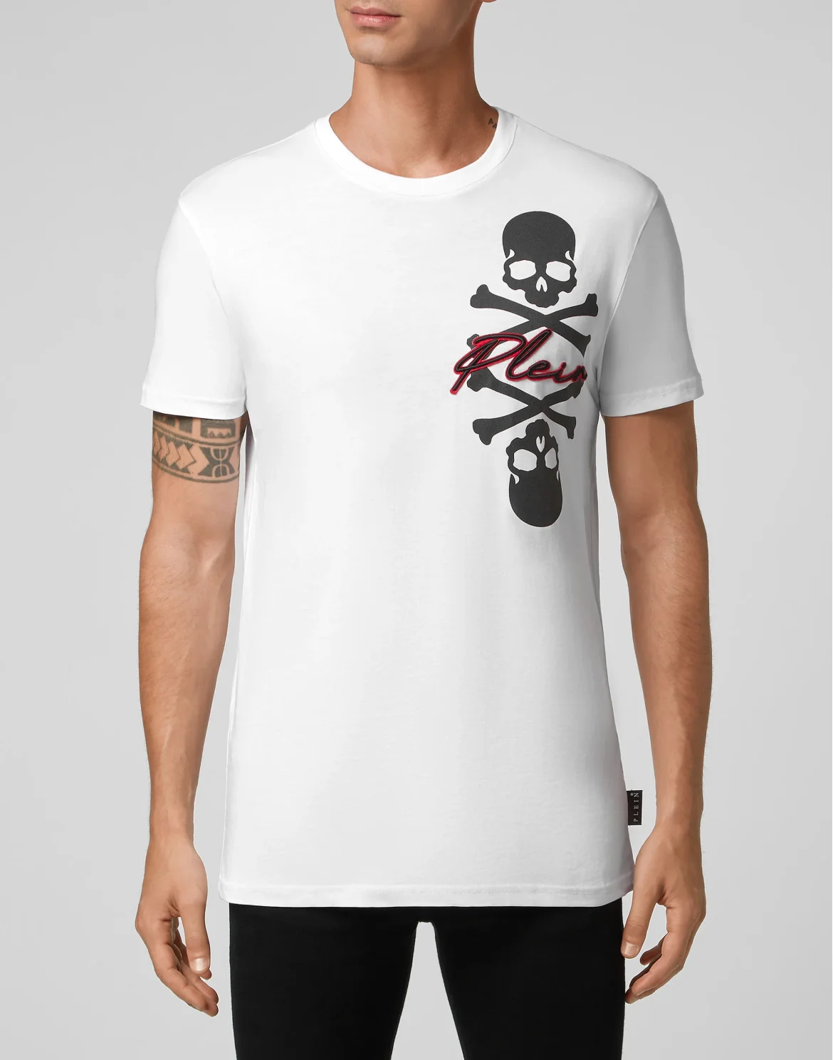 T-shirt Round Neck SS Skull, цвет: Белый