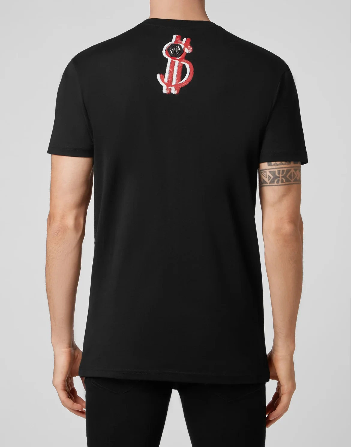 T-shirt Round Neck SS Dollar, цвет: Черный