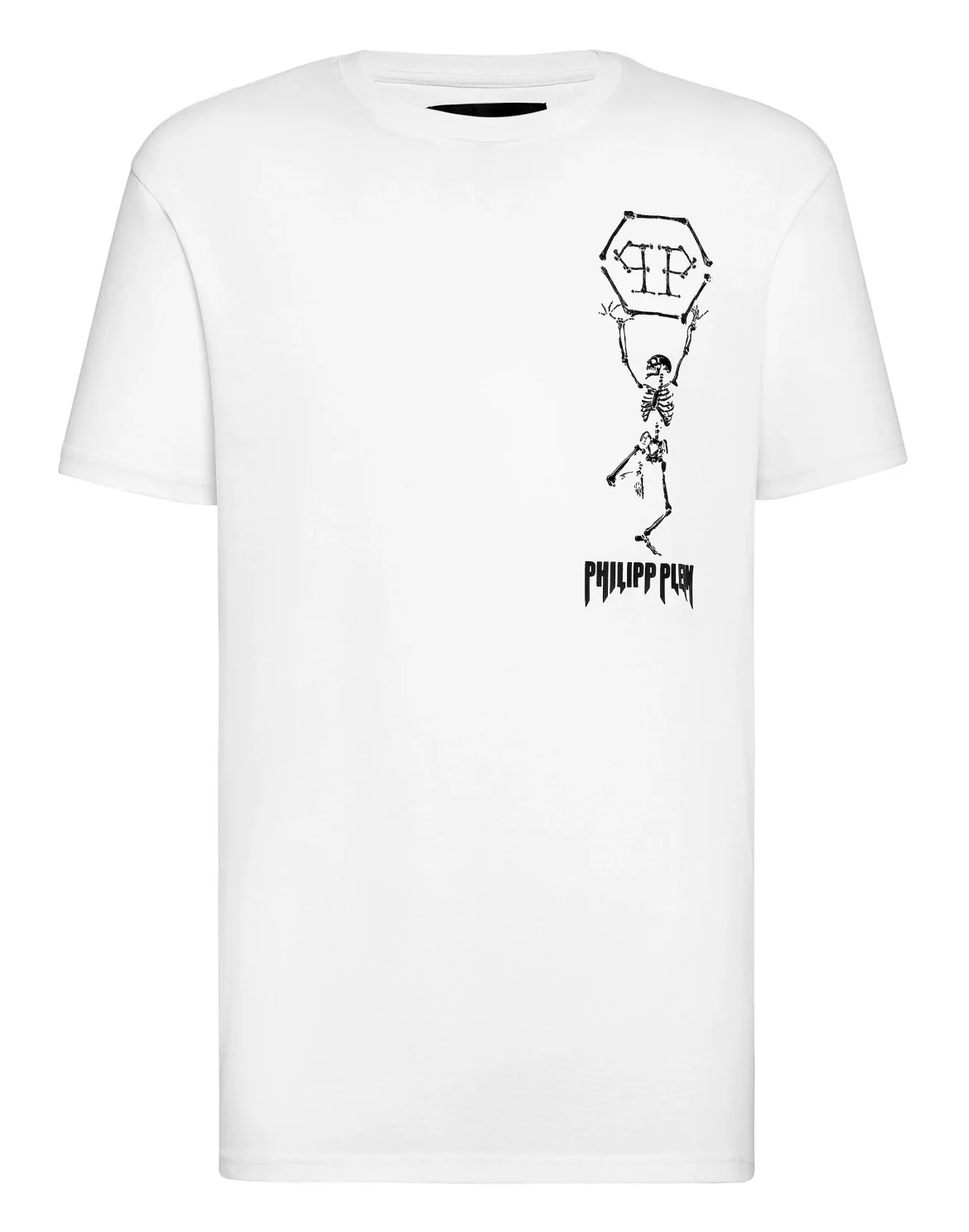T-shirt Round Neck SS Skeleton, цвет: Белый