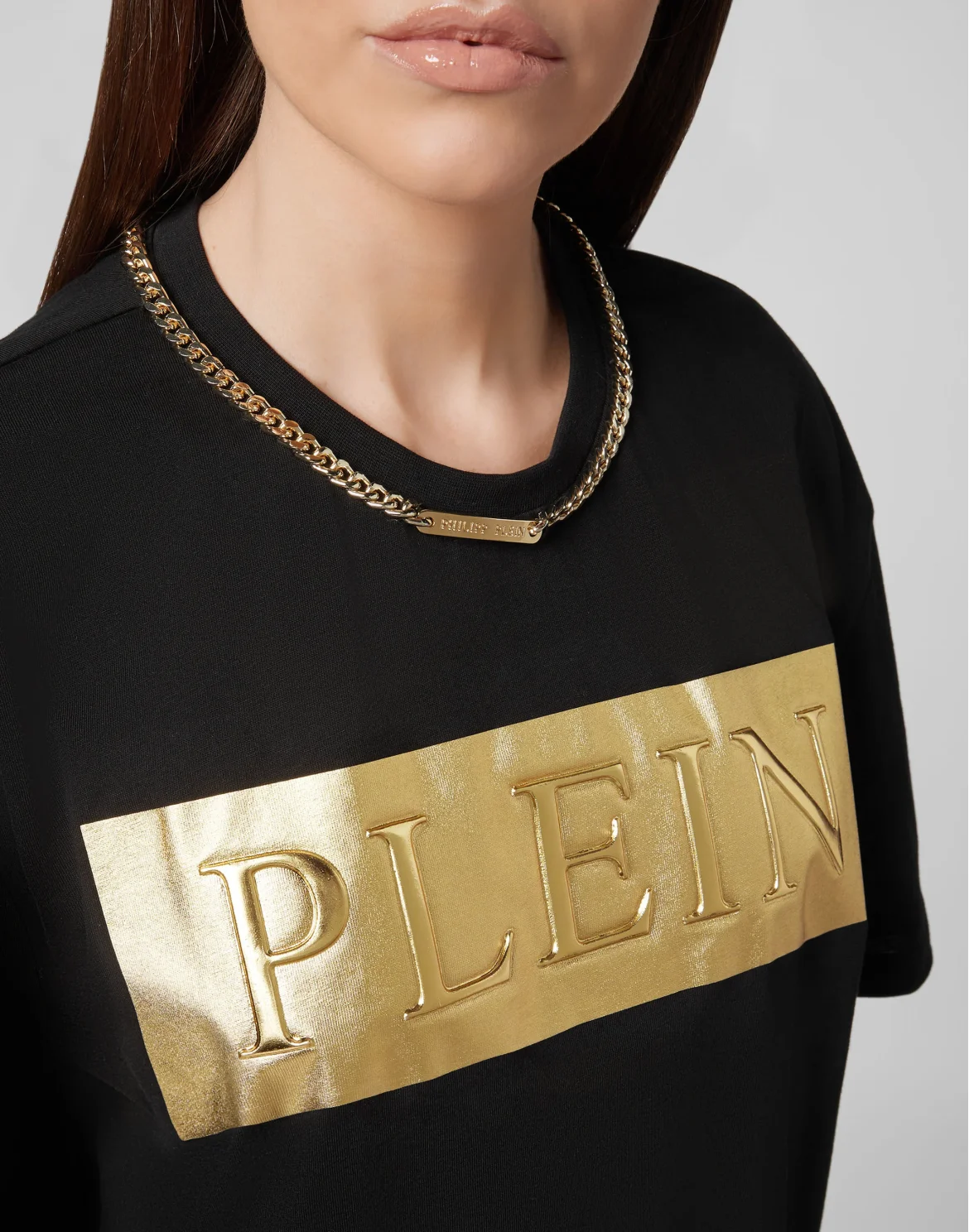 T-shirt Round Neck SS Gold, цвет: Черный