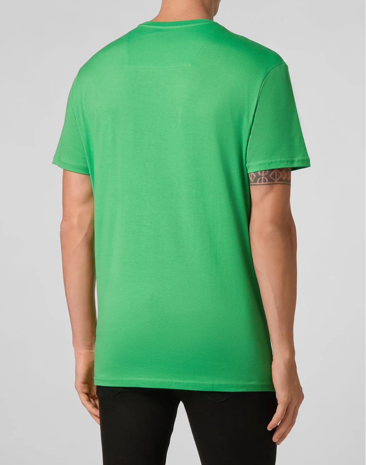 T-shirt Round Neck SS Skull, цвет: Зеленый
