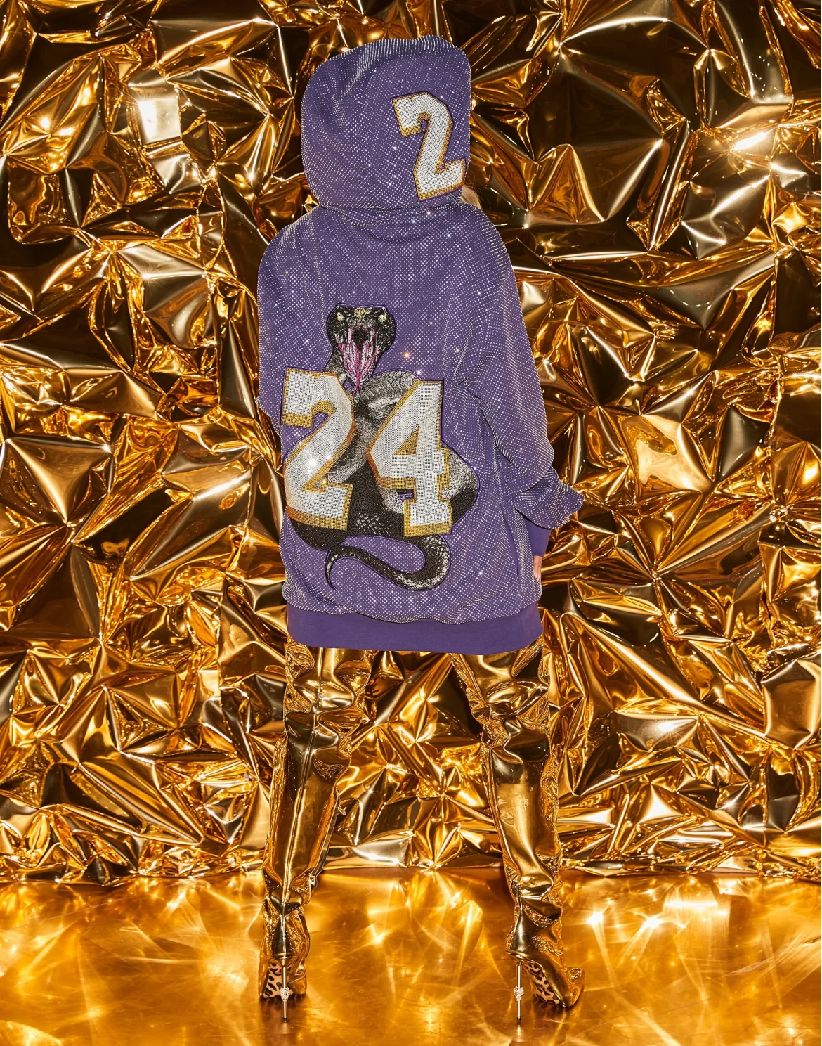 24K Gold Edition Hoodie, цвет: Фиолетовый
