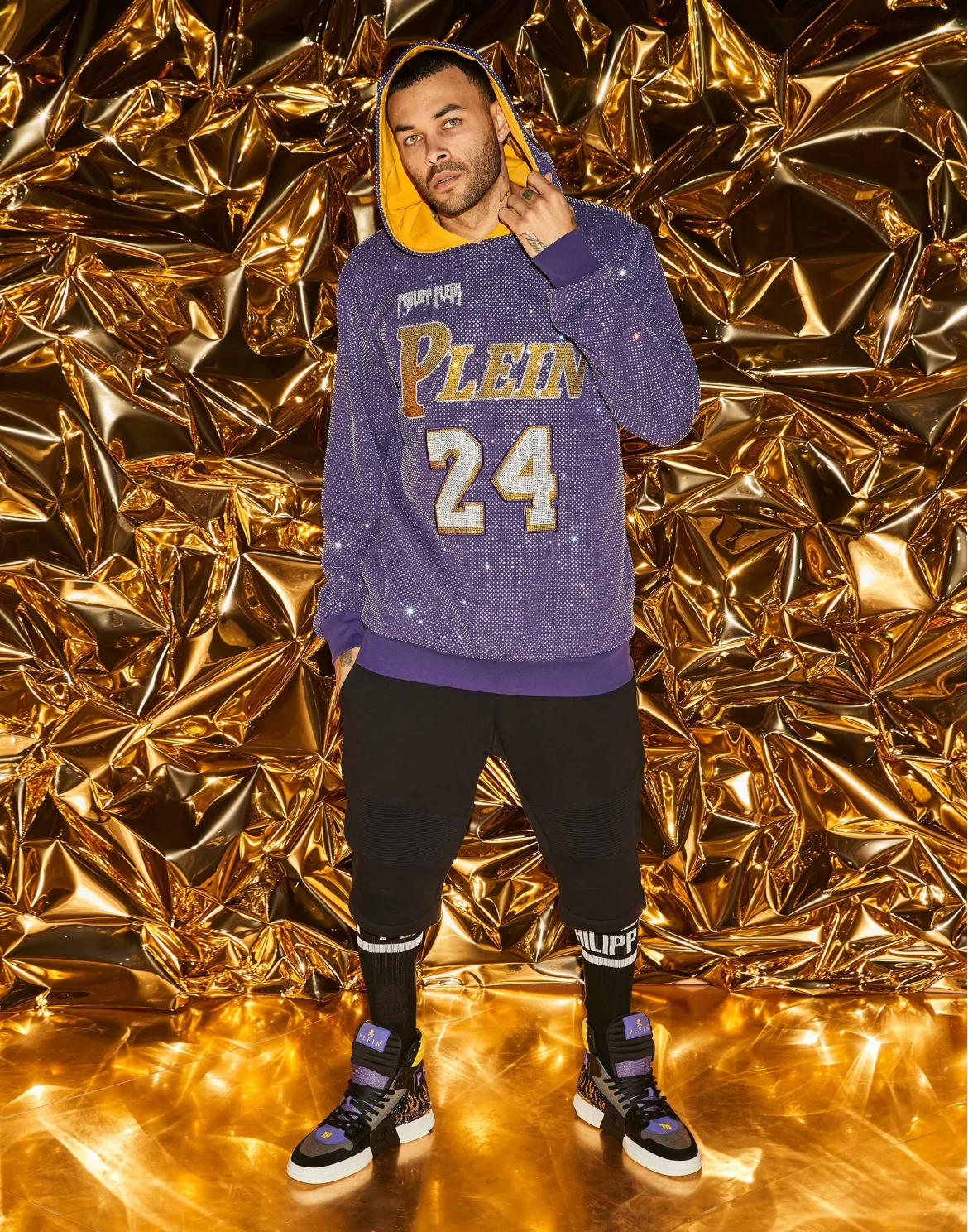 24K Gold Edition Hoodie, цвет: Фиолетовый