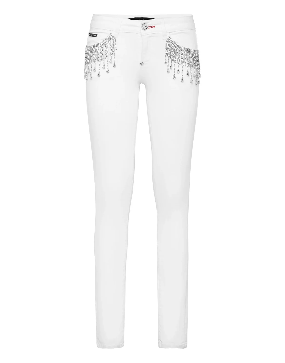 Slim Fit Fringe, цвет: Белый