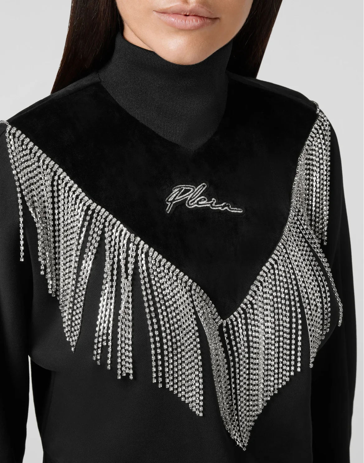 Sweatshirt LS Fringe, цвет: Черный