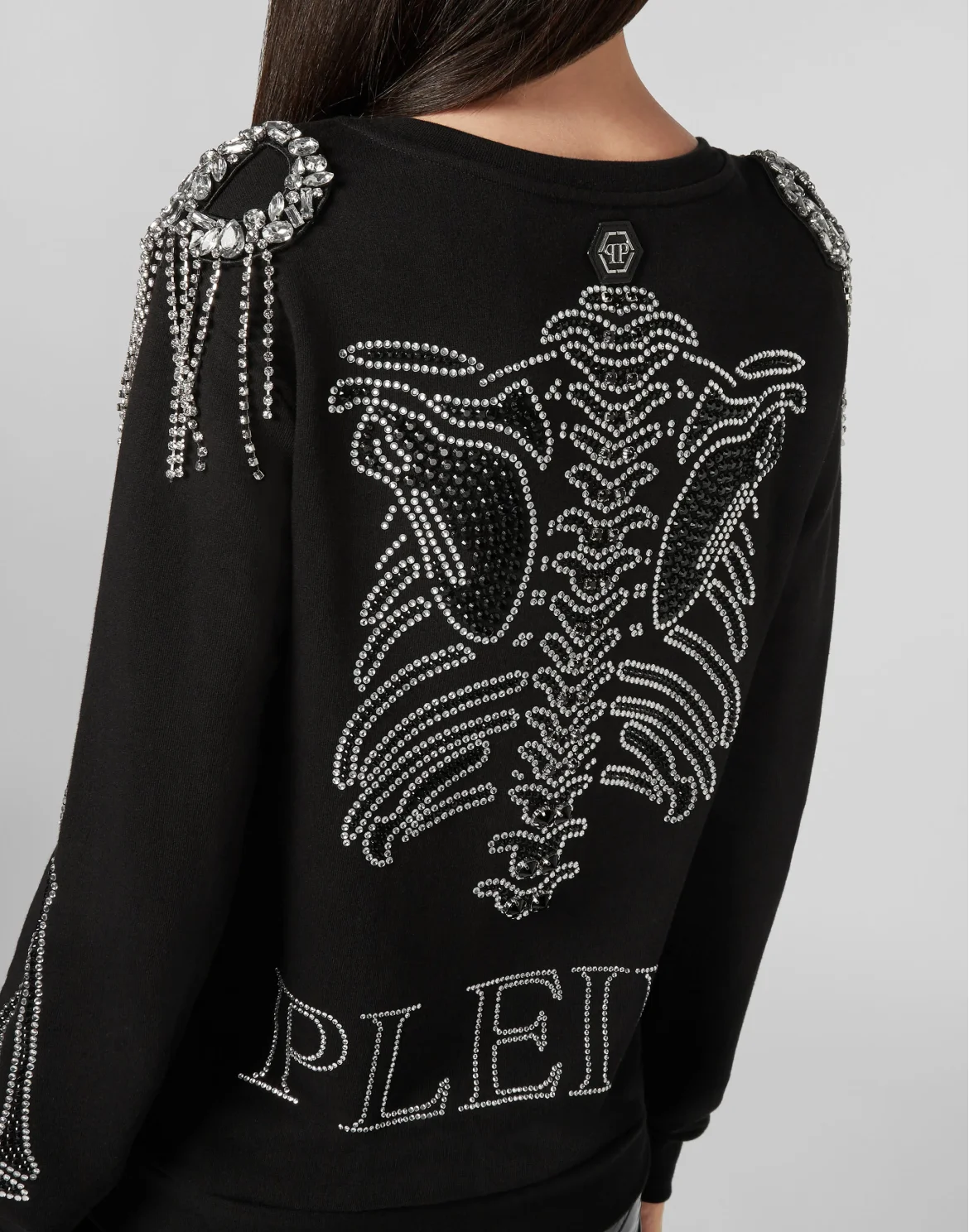 Sweatshirt LS Skeleton, цвет: Черный