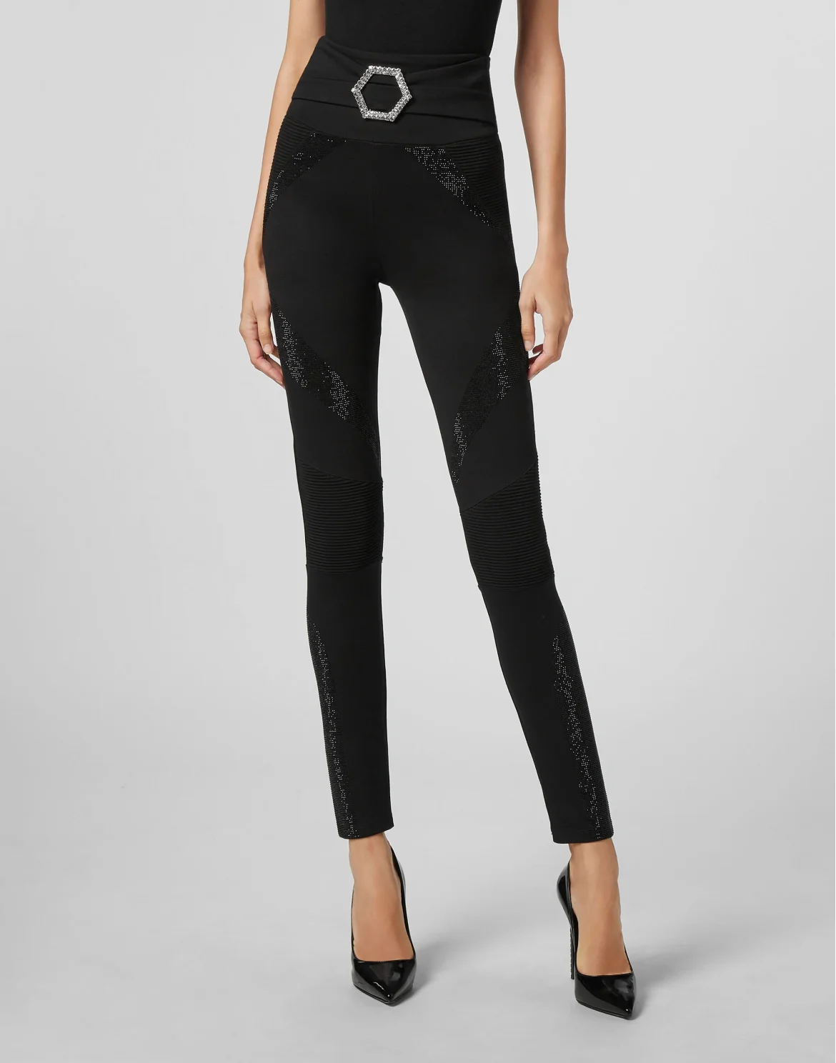 Jogging Leggings Iconic Plein, цвет: Черный