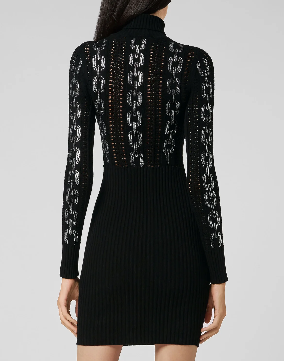 Knit Day Dress Crystal, цвет: Черный