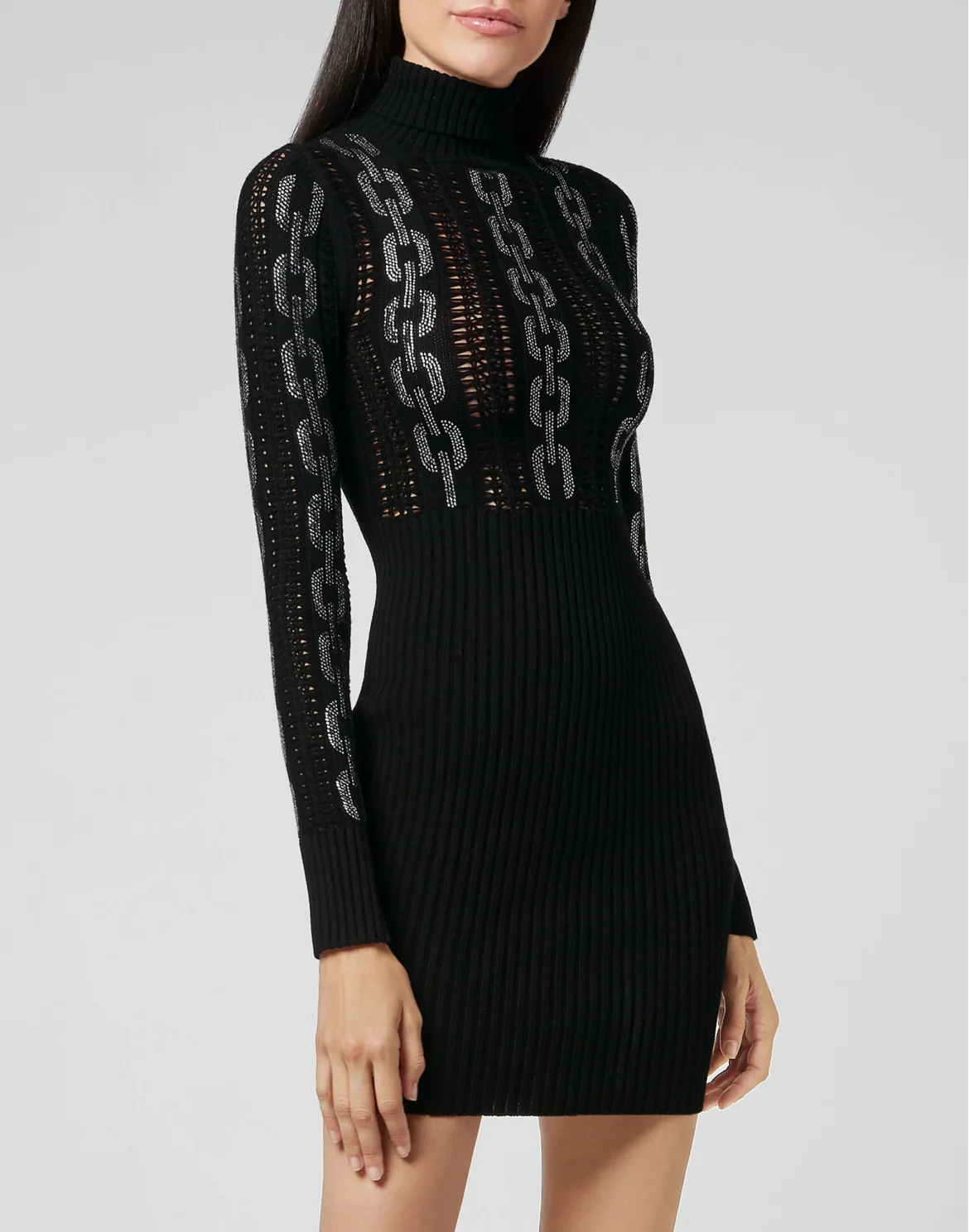 Knit Day Dress Crystal, цвет: Черный