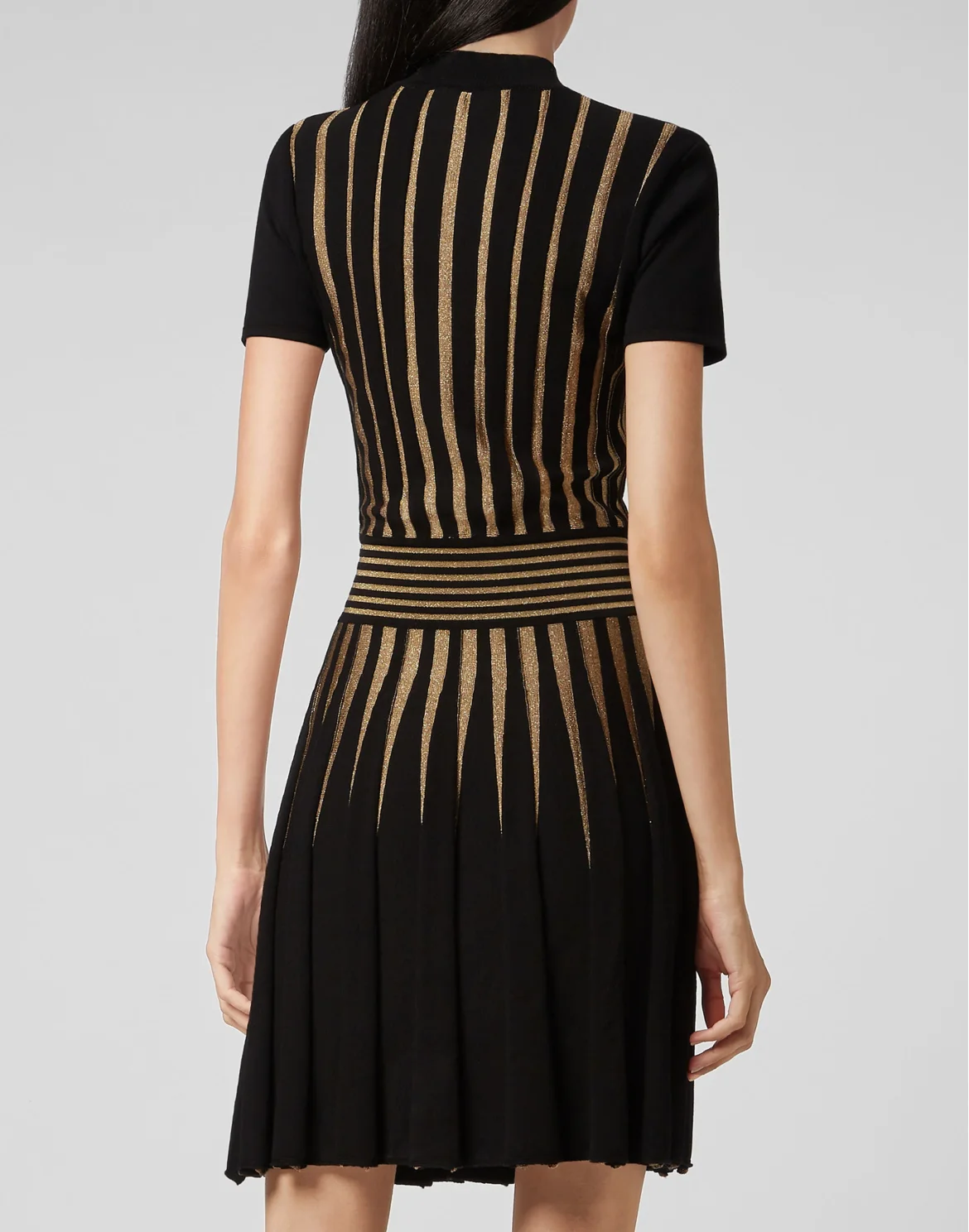 Knit Day Dress Gold, цвет: Черный
